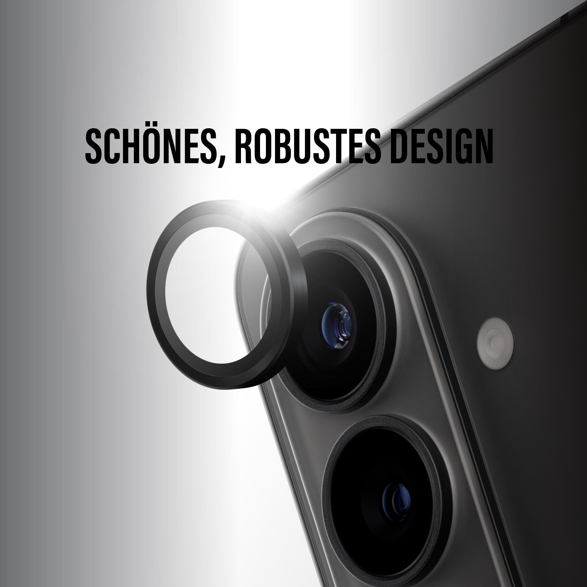 PanzerGlass® Hoops® Kameraschutz Schwarz Samsung Galaxy S26 | S26+