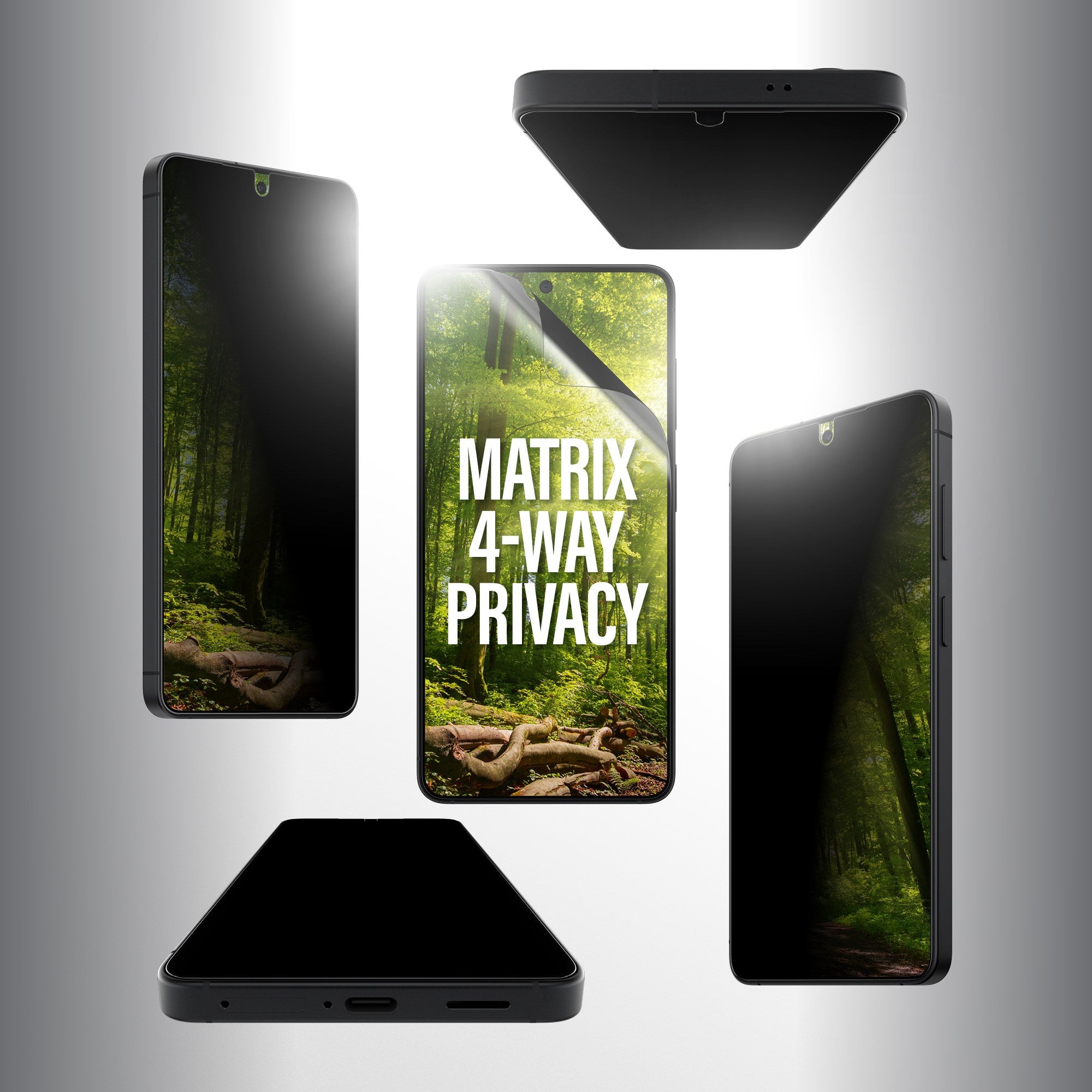 PanzerGlass® ECO MATRIX 4-Way Privacy Displayschutz Samsung Galaxy S26+ | Ultra-Wide Fit