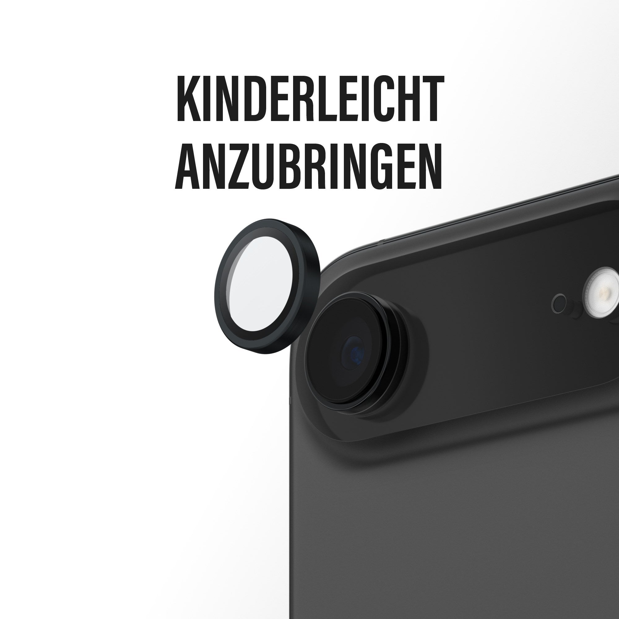PanzerGlass® Hoops® Kameraschutz Schwarz iPhone Air