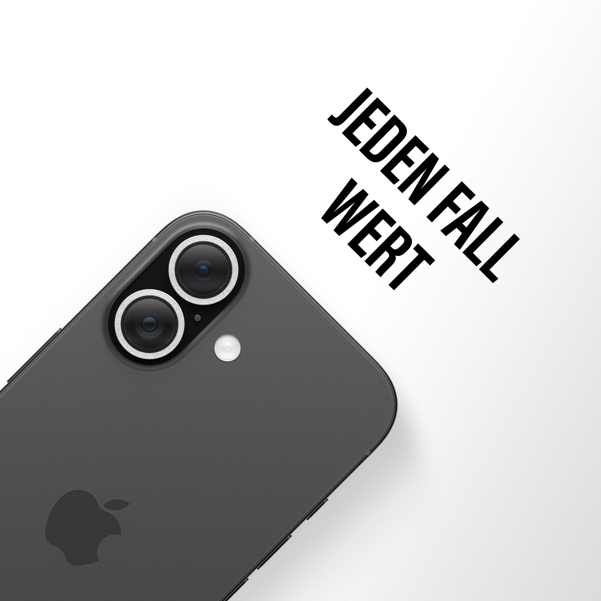 PanzerGlass® Hoops® Kameraschutz Glitter Silber iPhone 17 | iPhone 16 | 16 Plus