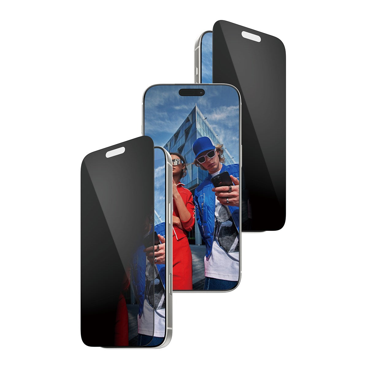 PanzerGlass® Privacy Displayschutz m. Schwarz Rahmen iPhone 17 Pro Max | Ultra-Wide Fit m. FASTFIT IN-A-BOX