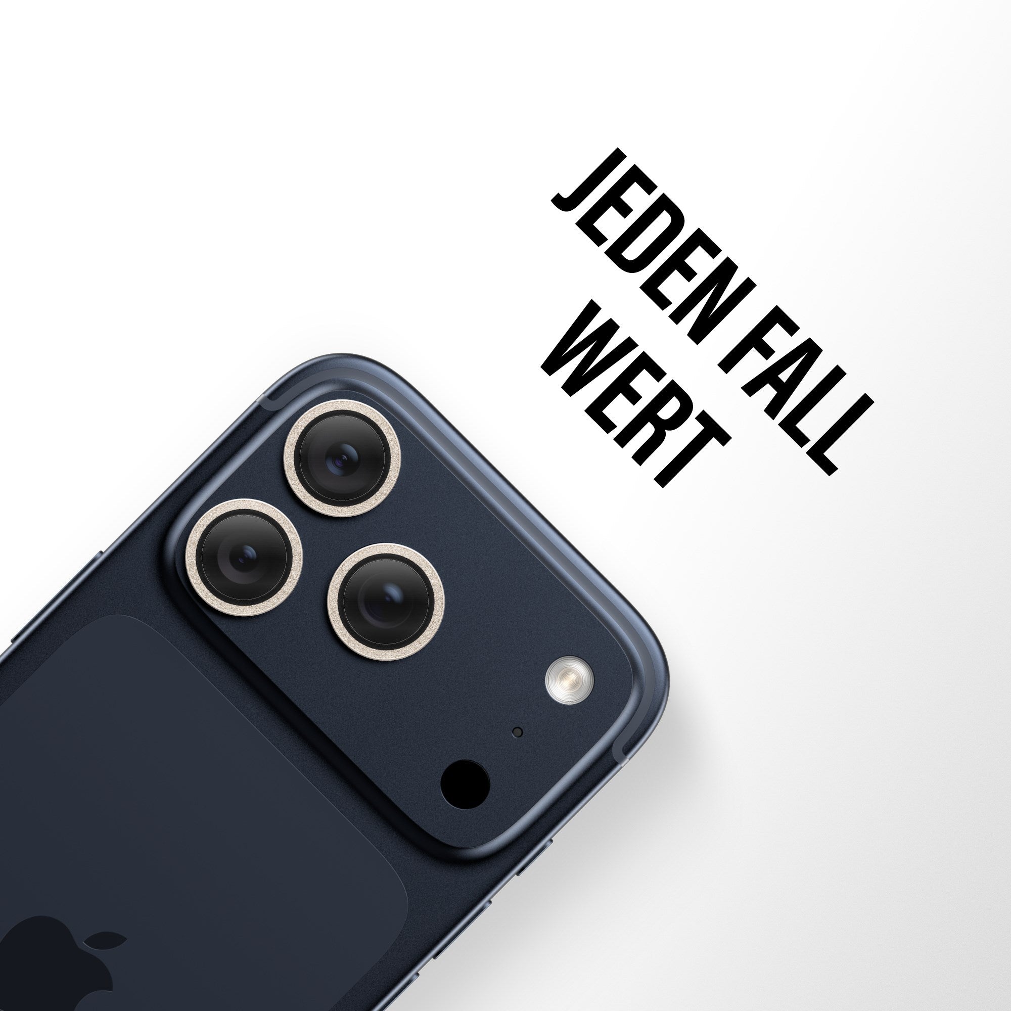 PanzerGlass® Hoops® Kameraschutz Glitter Gold iPhone 17 Pro | iPhone 17 Pro Max | iPhone 16 Pro | 16 Pro Max