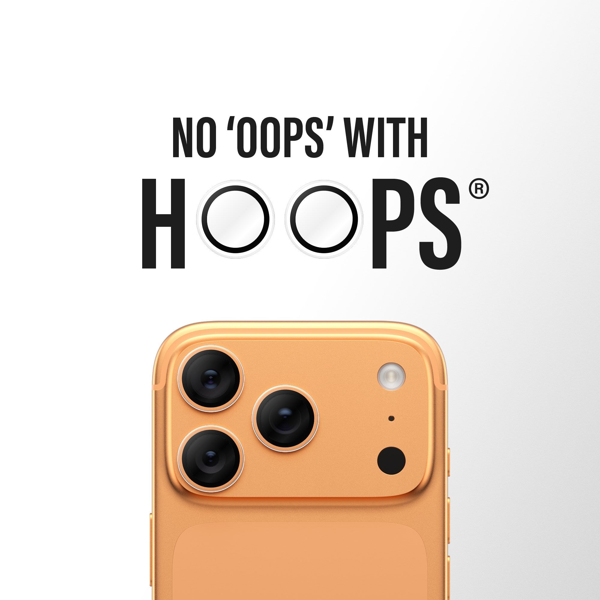 PanzerGlass® Hoops® Transparent Kameraschutz iPhone 17 Pro | iPhone 17 Pro Max | iPhone 16 Pro | 16 Pro Max