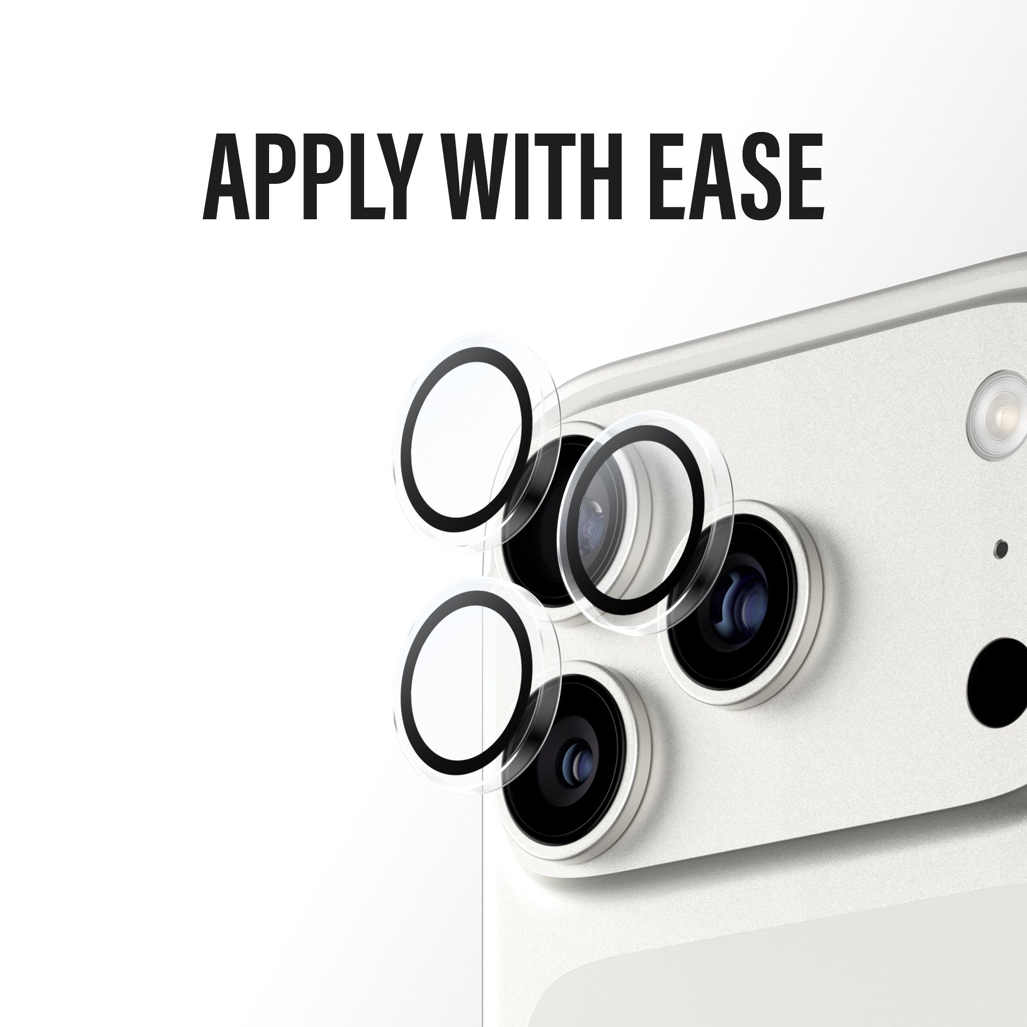 PanzerGlass® Hoops® Transparent Kameraschutz iPhone 17 Pro | iPhone 17 Pro Max | iPhone 16 Pro | 16 Pro Max