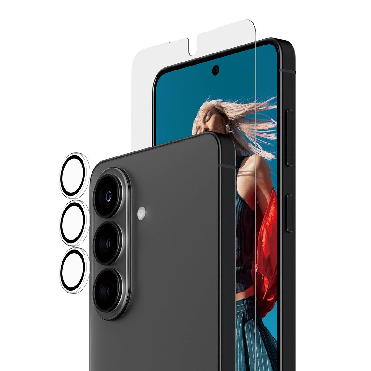 PanzerGlass® Hoops® 2-in-1 Set Samsung Galaxy S26 | Ultra-Wide Fit