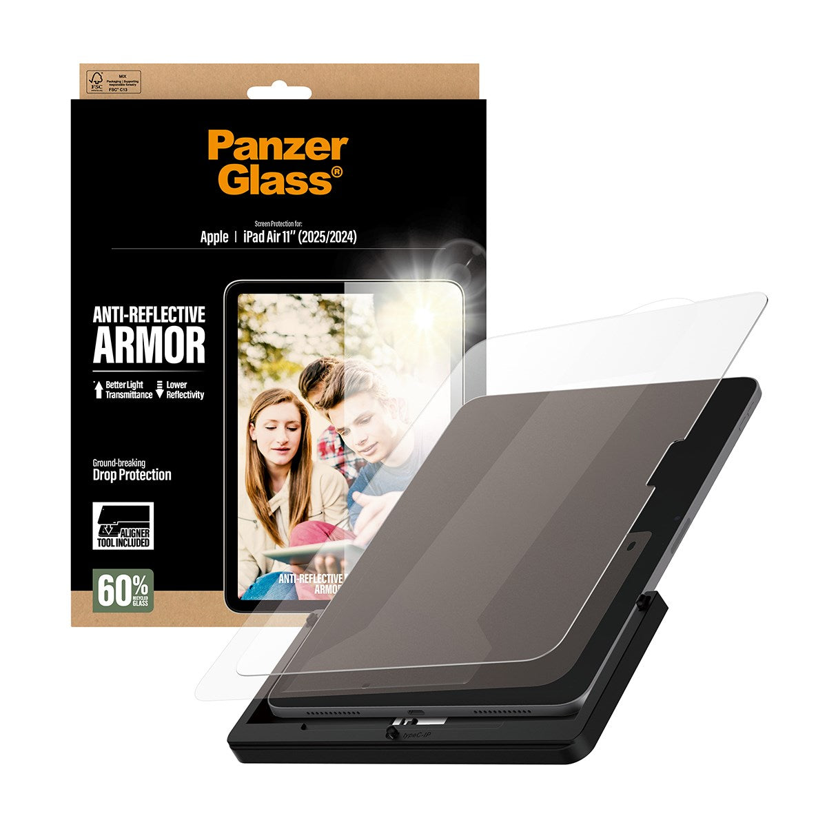 PanzerGlass® Anti-Reflective Armor Displayschutz iPad Air 11