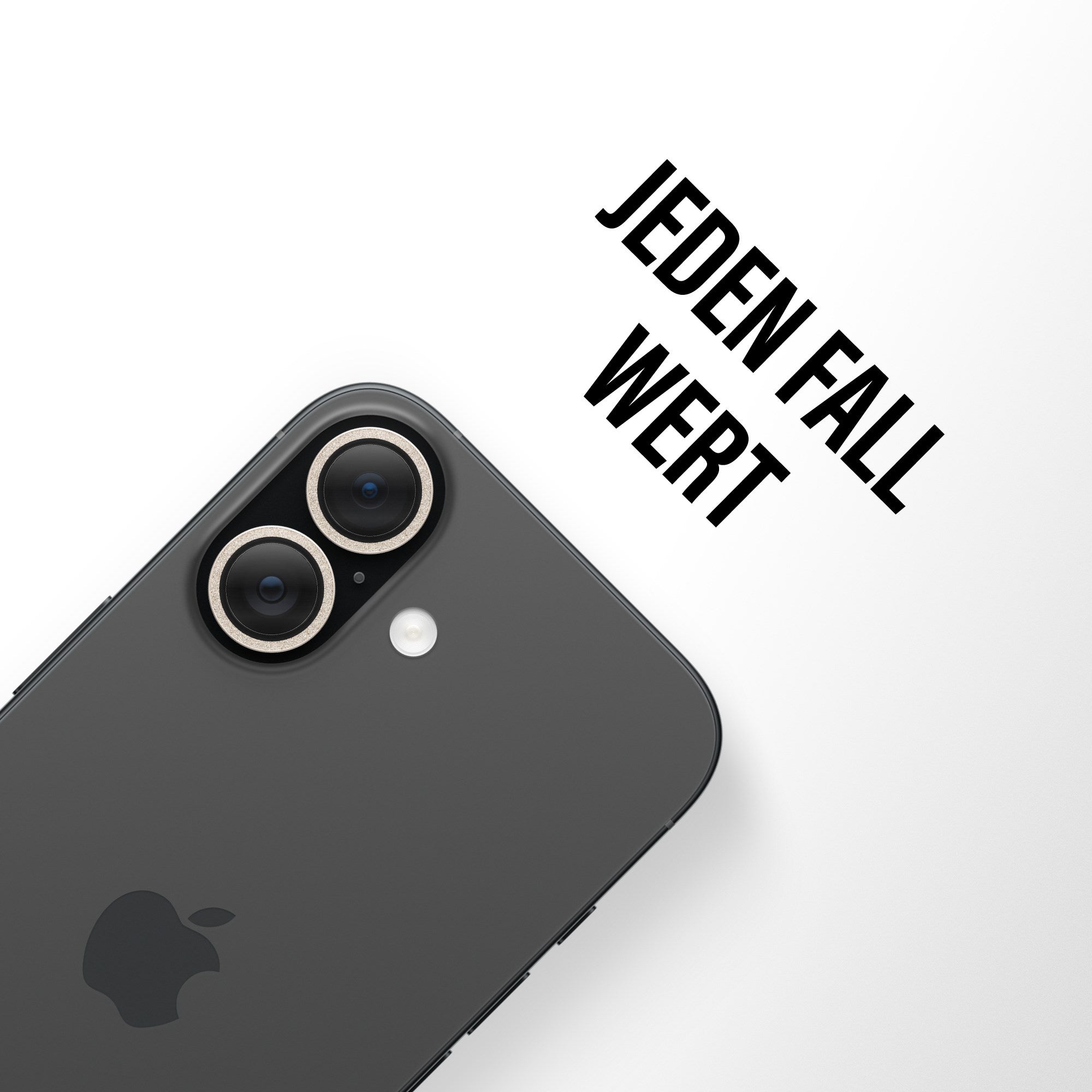 PanzerGlass® Hoops® Kameraschutz Glitter Gold iPhone 17 | iPhone 16 | 16 Plus