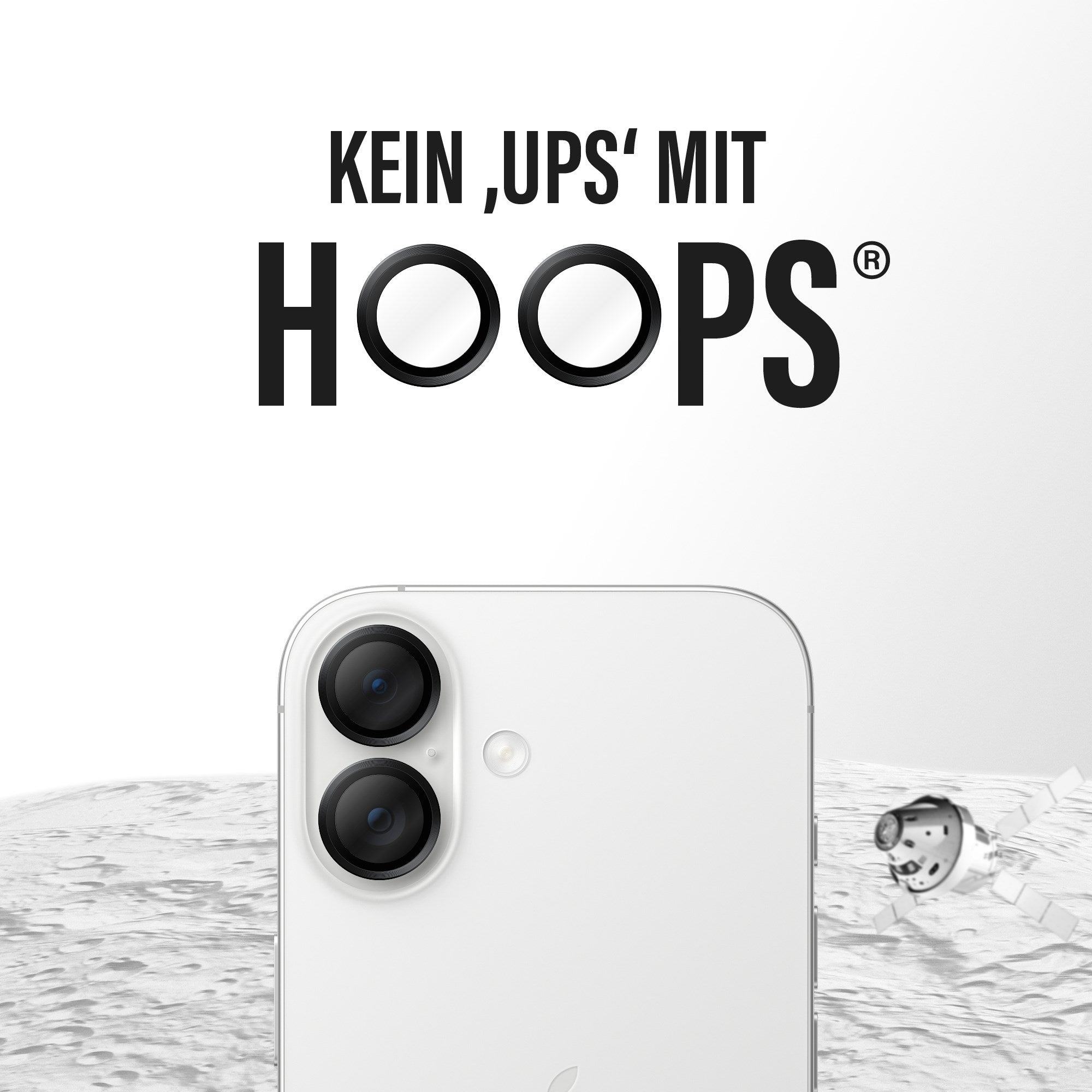 PanzerGlass® Hoops® Ceramic II Kameraschutz iPhone 17 | iPhone 16 | 16 Plus