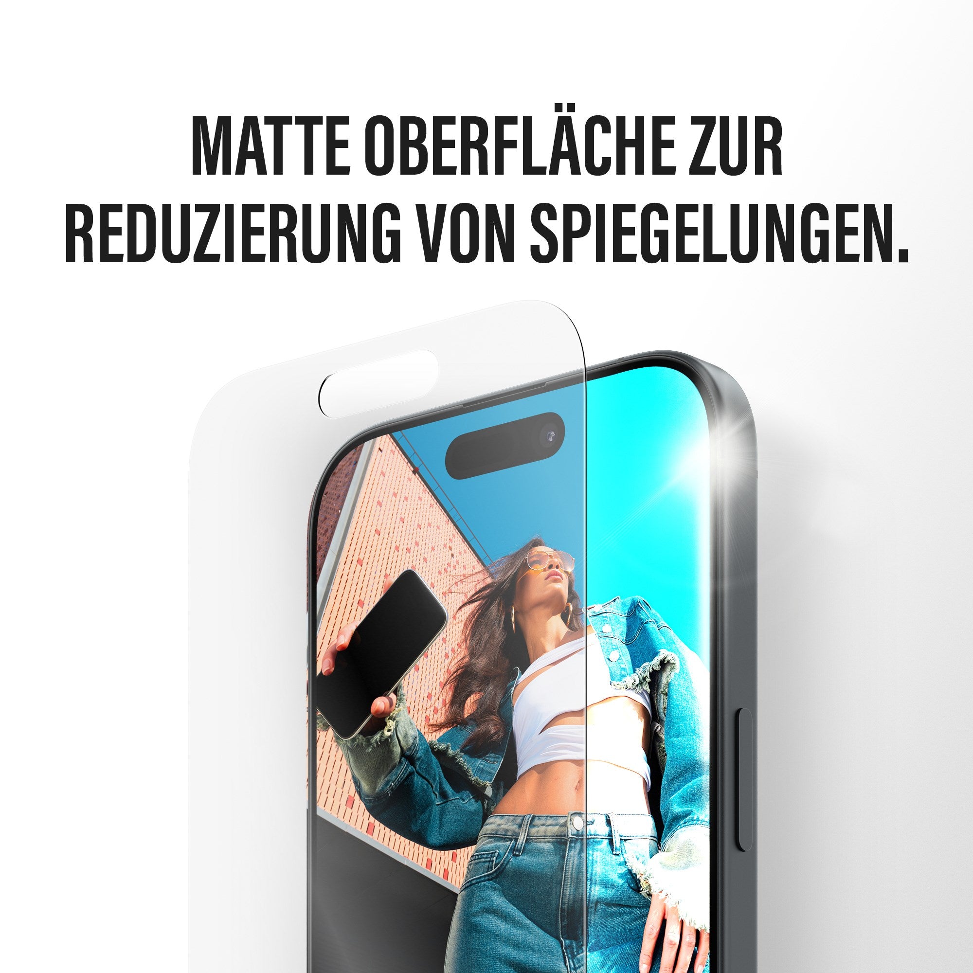 PanzerGlass® Anti-Reflective Armor Displayschutz iPhone Air m. EasyAligner