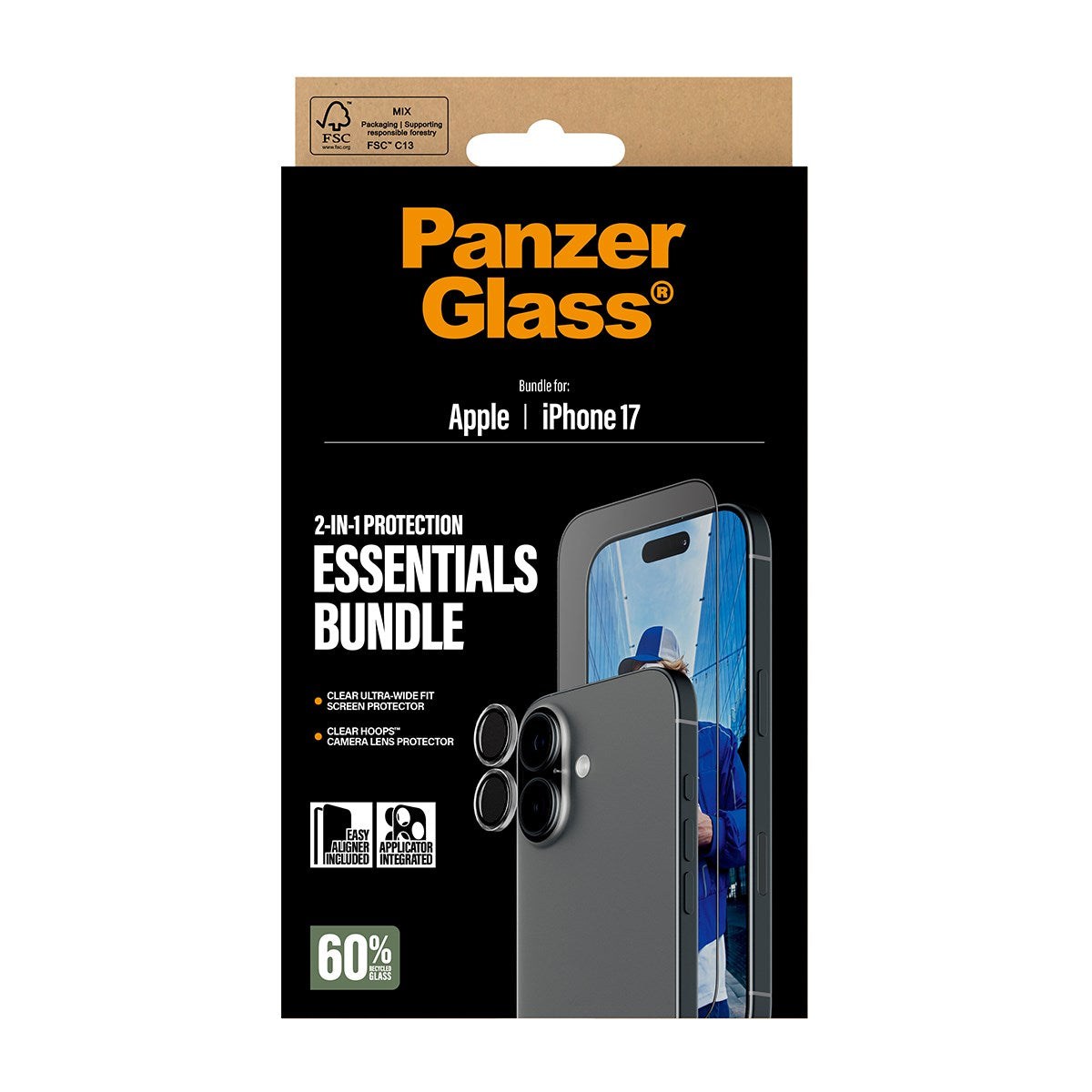 PanzerGlass® 2-in-1 Essentials Set iPhone 17