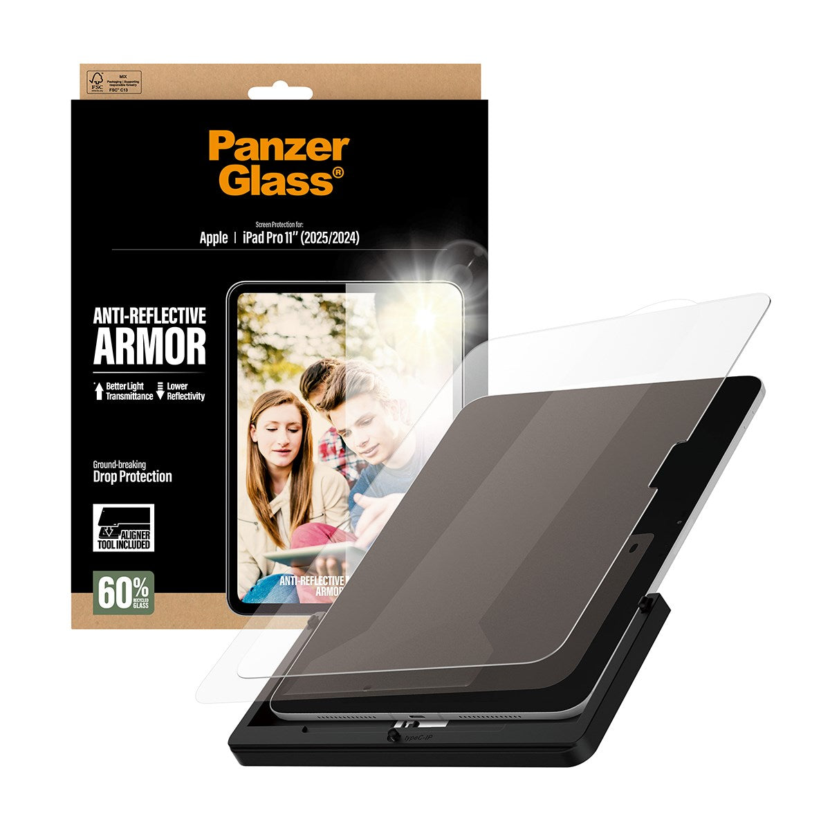 PanzerGlass® Anti-Reflective Armor Displayschutz iPad Pro 11