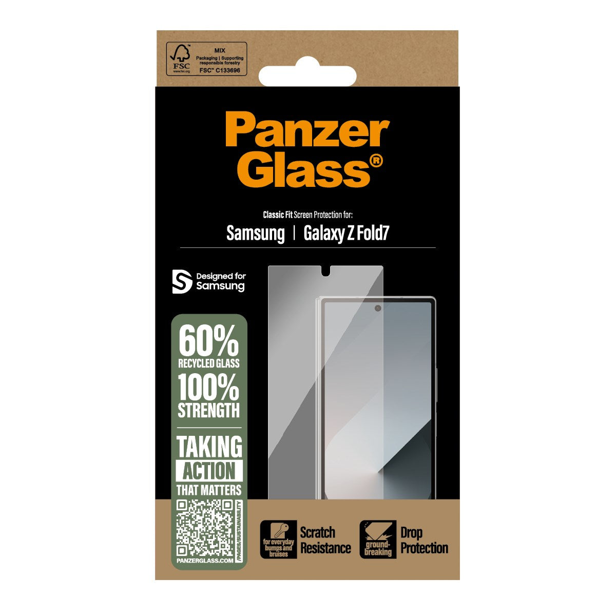 PanzerGlass® Displayschutz Samsung Galaxy Z Fold7 | Classic Fit
