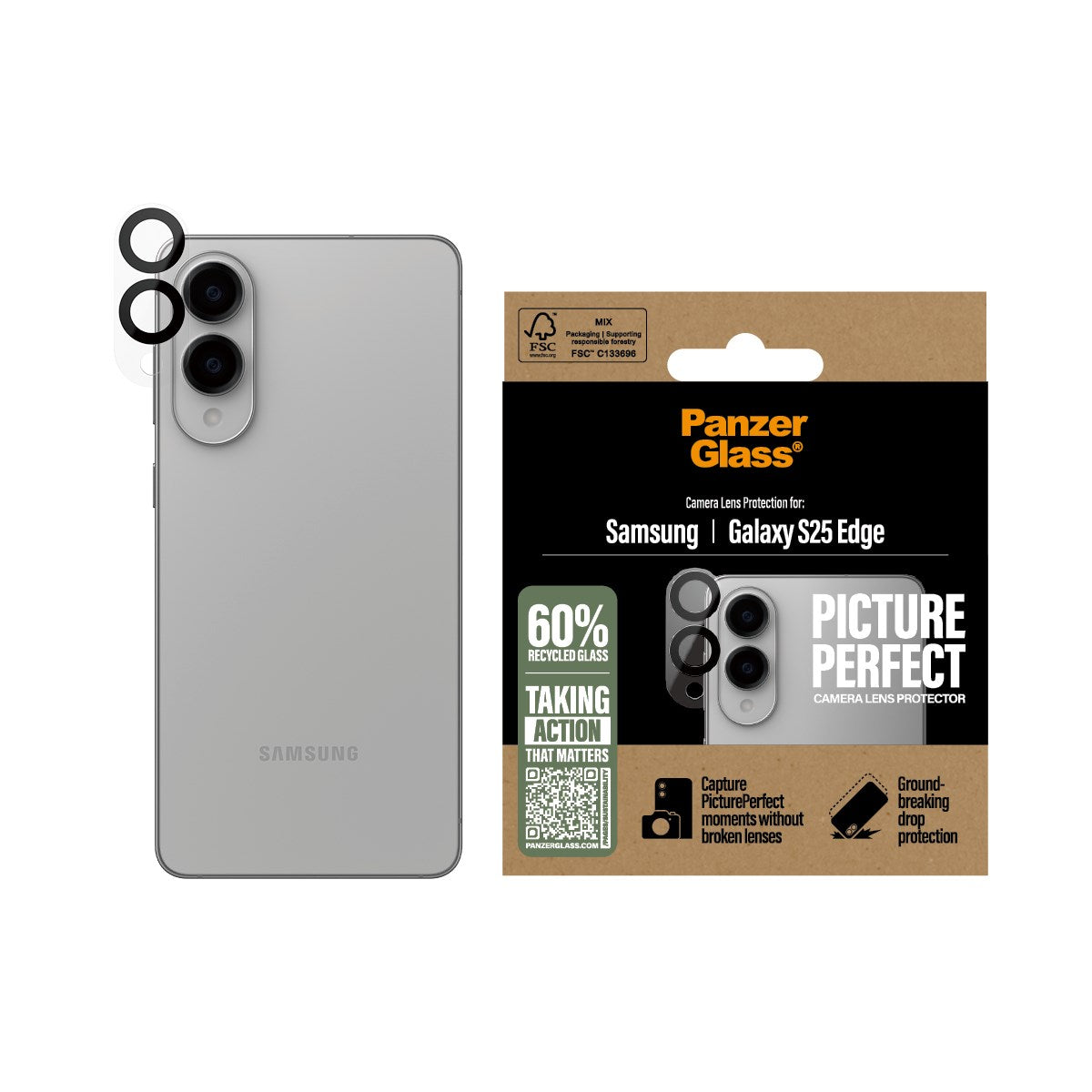 PanzerGlass® PicturePerfect Kameraschutz Samsung S25 Edge