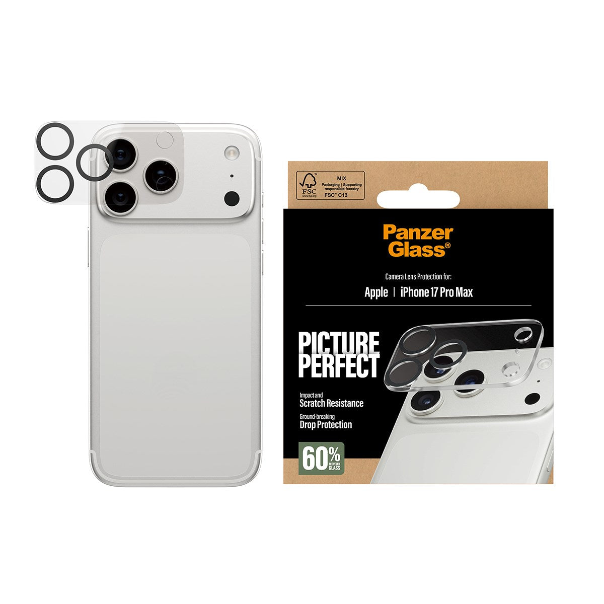 PanzerGlass® PicturePerfect Kameraschutz iPhone 17 Pro Max