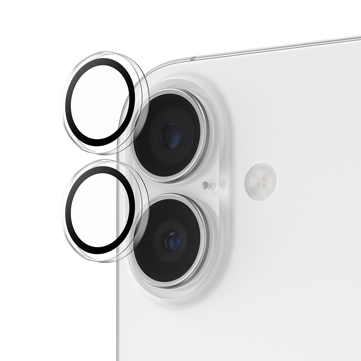 PanzerGlass® Hoops® Transparent Kameraschutz iPhone 17 | iPhone 16 | 16 Plus