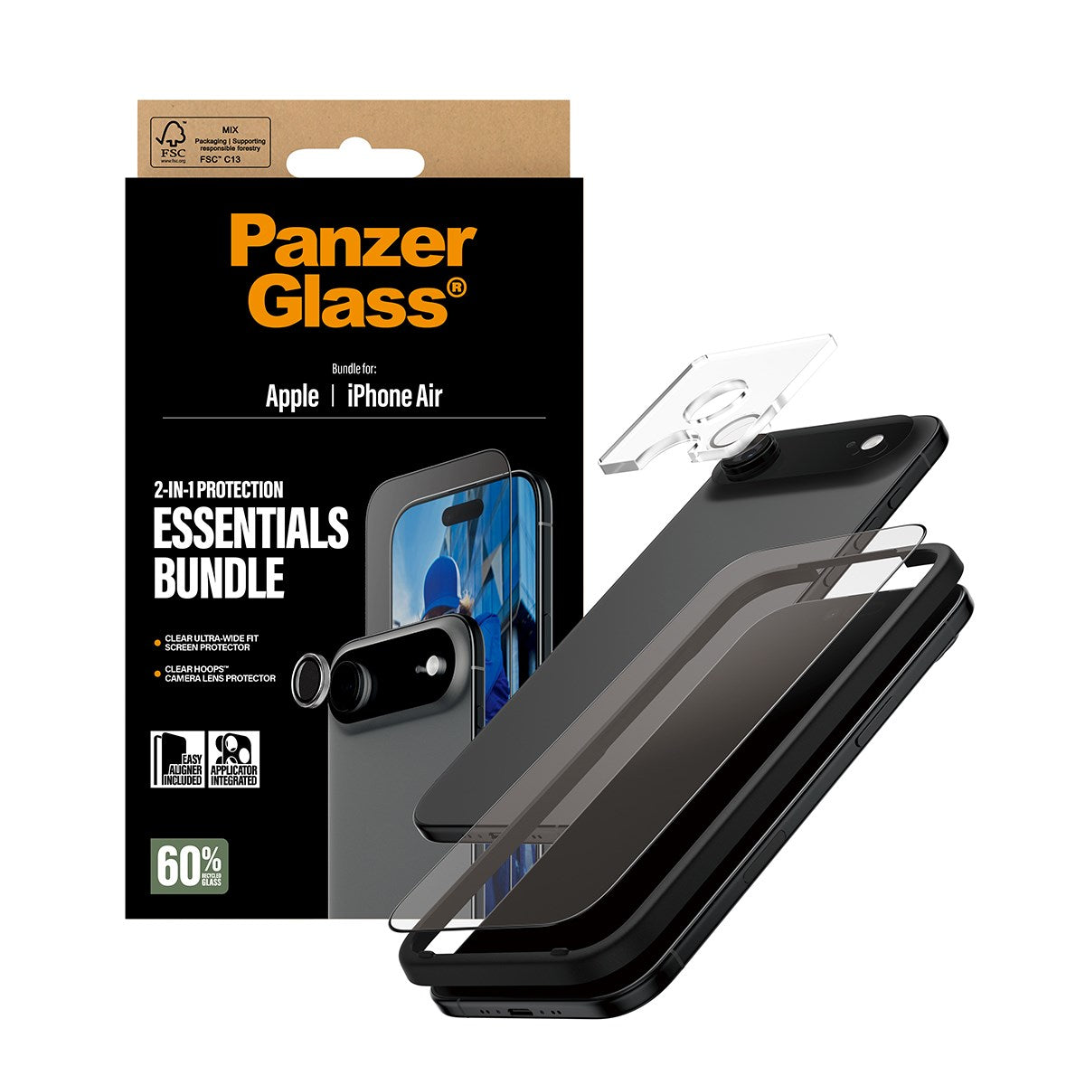 PanzerGlass® 2-in-1 Essentials Set iPhone Air