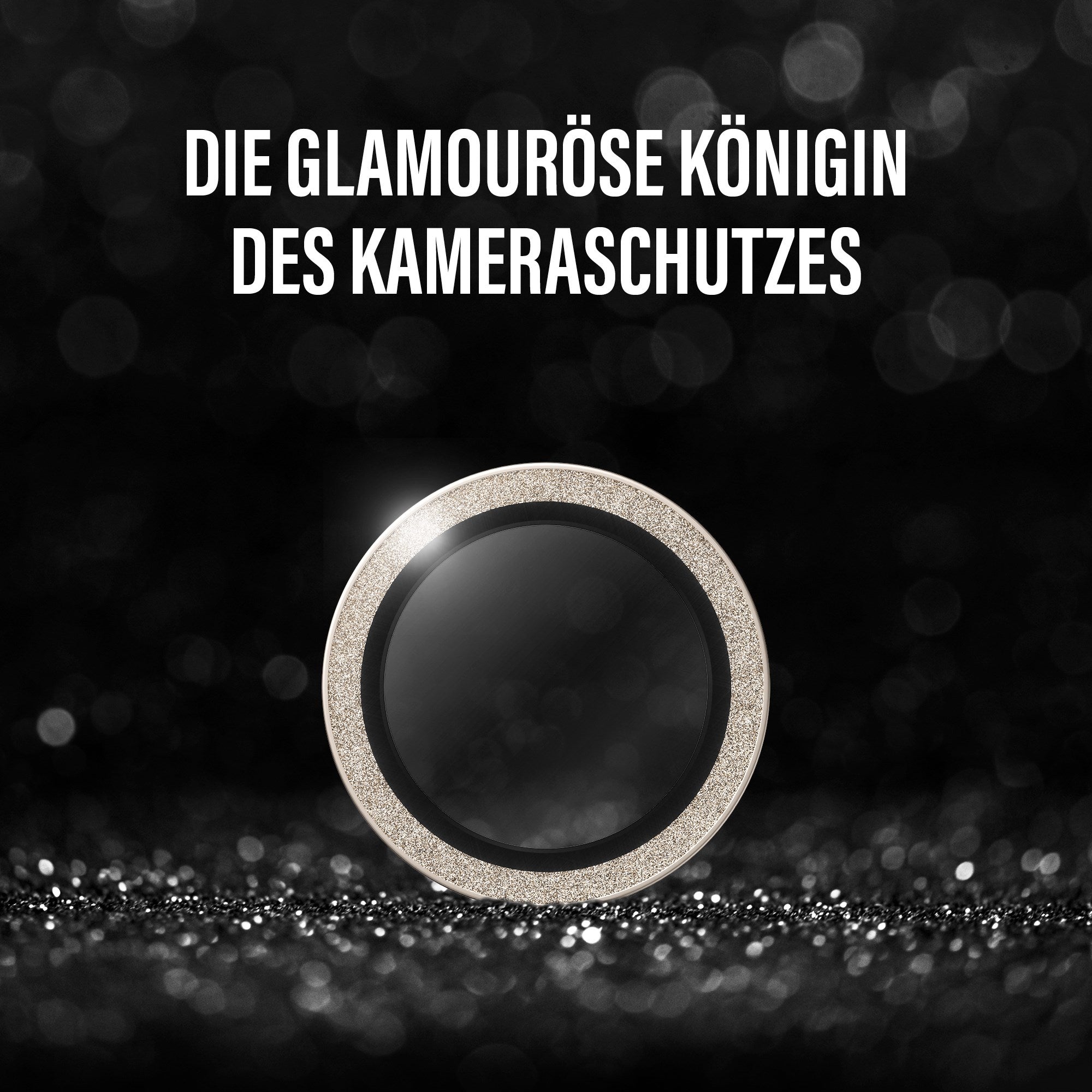 PanzerGlass® Hoops® Kameraschutz Glitter Gold iPhone Air