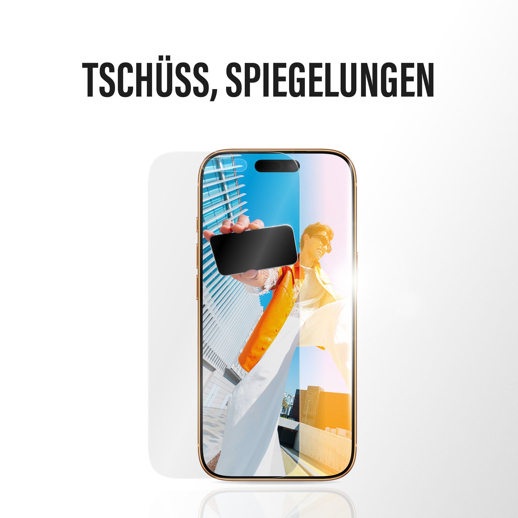 PanzerGlass® Anti-Reflective Armor Displayschutz iPhone 17 Pro m. EasyAligner