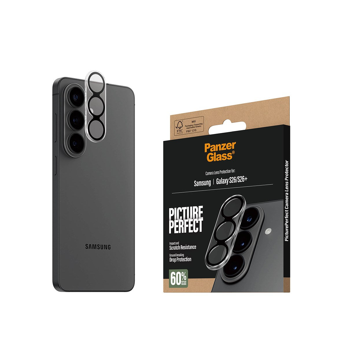 PanzerGlass® PicturePerfect Kameraschutz Samsung Galaxy S26 | S26+