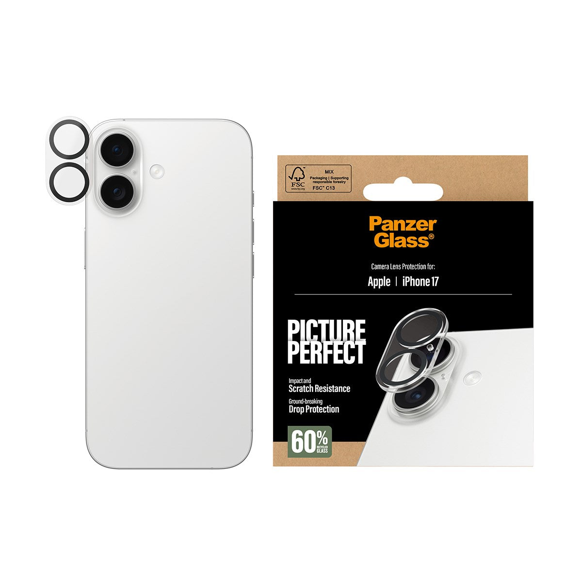 PanzerGlass® PicturePerfect Kameraschutz iPhone 17