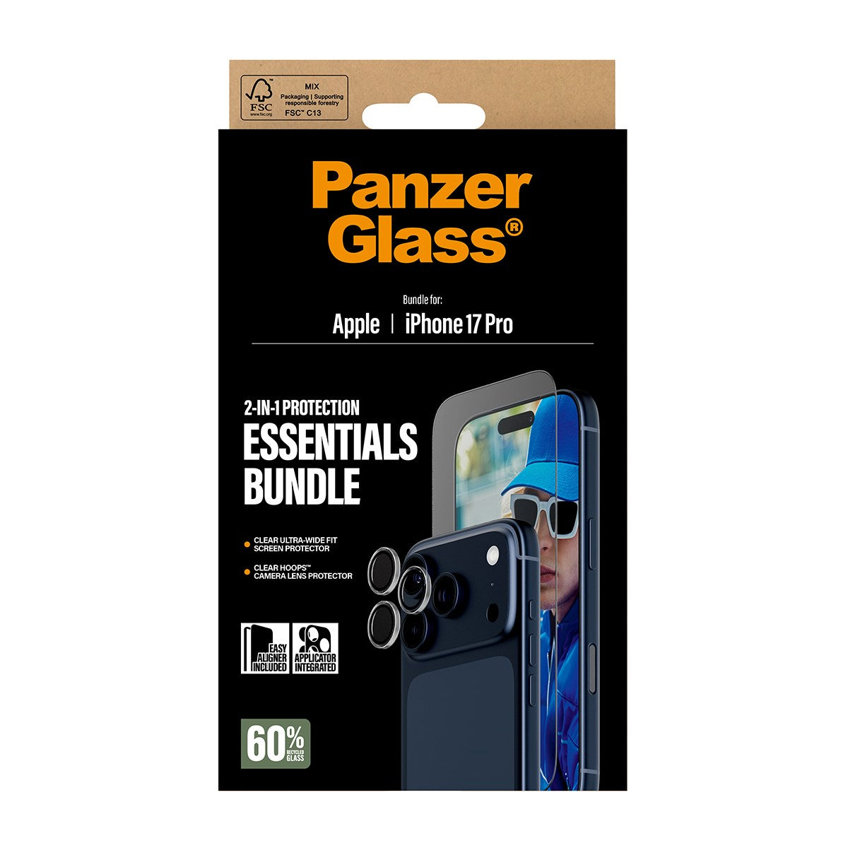 PanzerGlass® 2-in-1 Essentials Set iPhone 17 Pro
