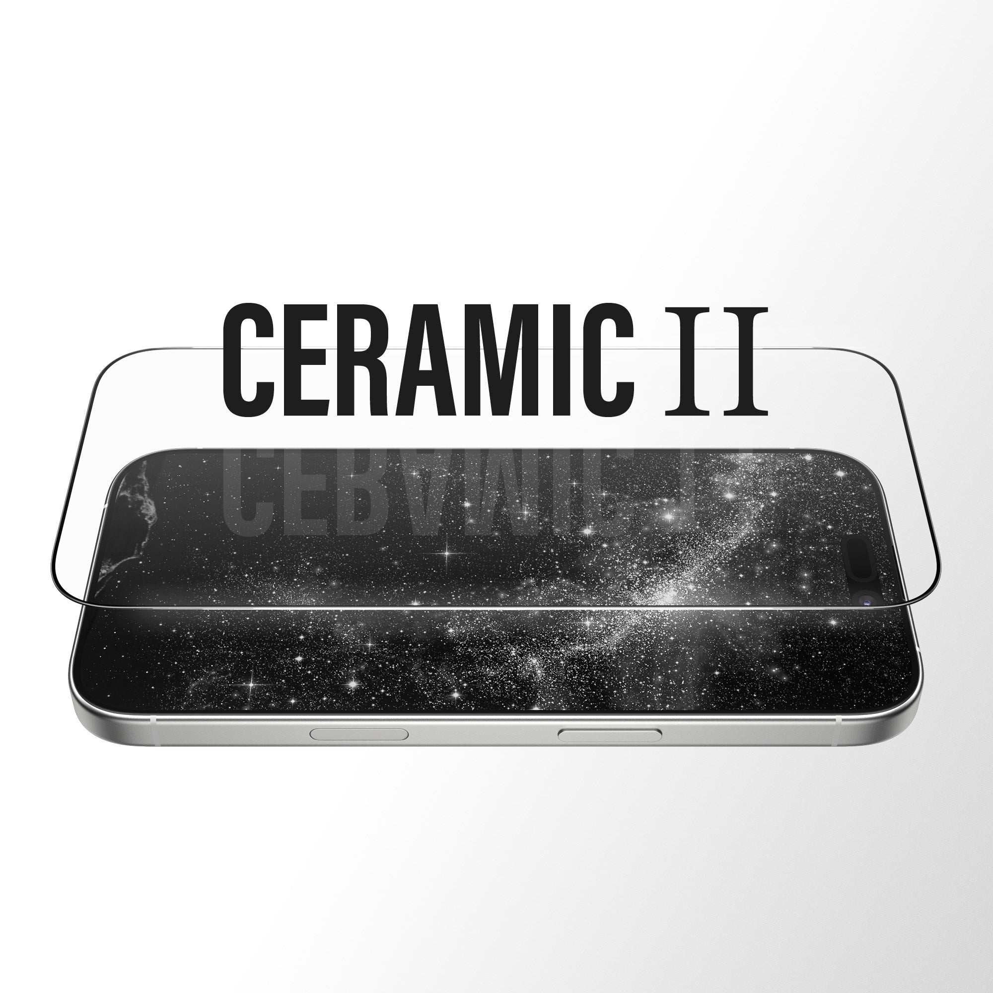 PanzerGlass® Ceramic II Displayschutz iPhone 17 | iPhone 16 Pro | Ultra-Wide Fit m. EasyAligner