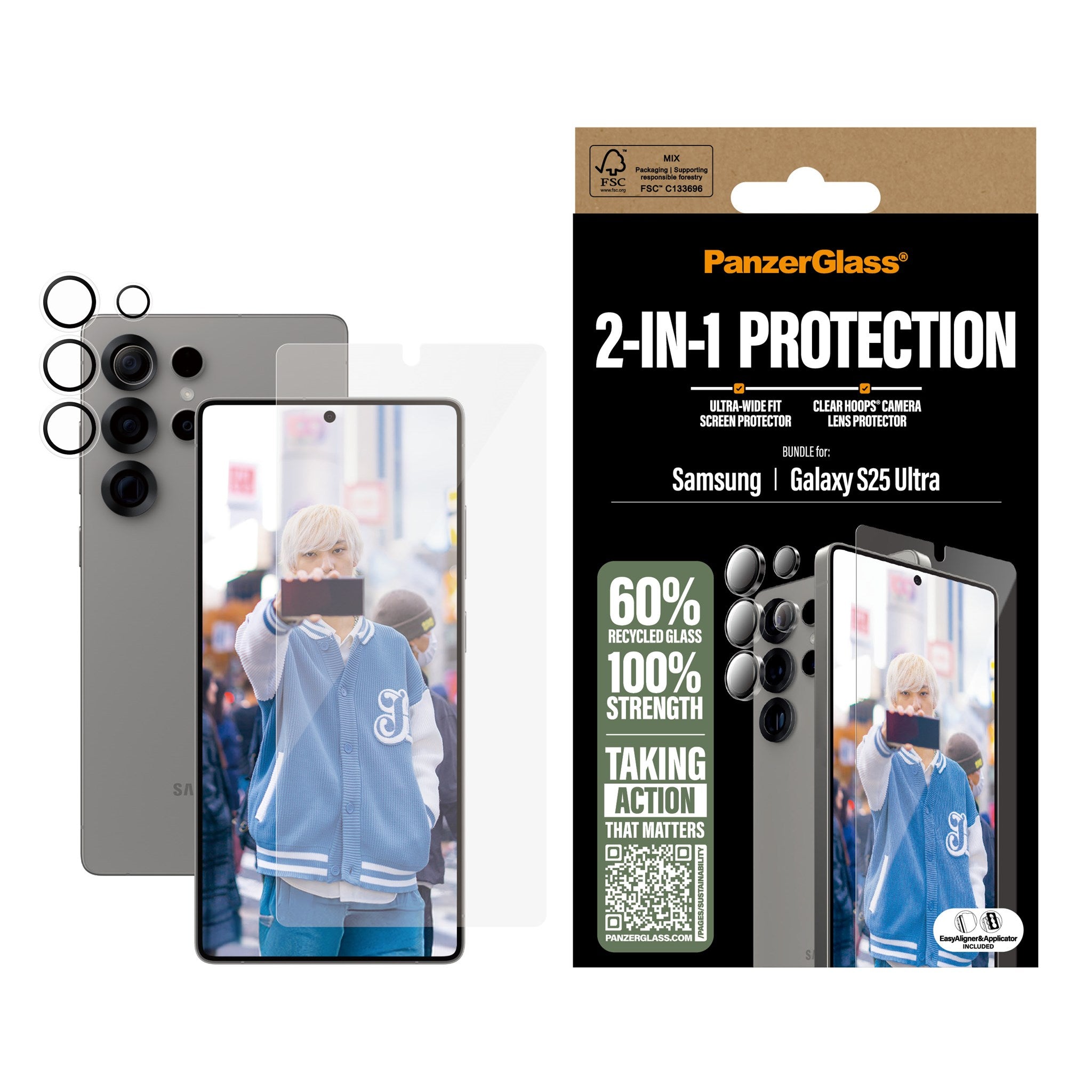 PanzerGlass® 2-in-1 Set Samsung Galaxy S25 Ultra