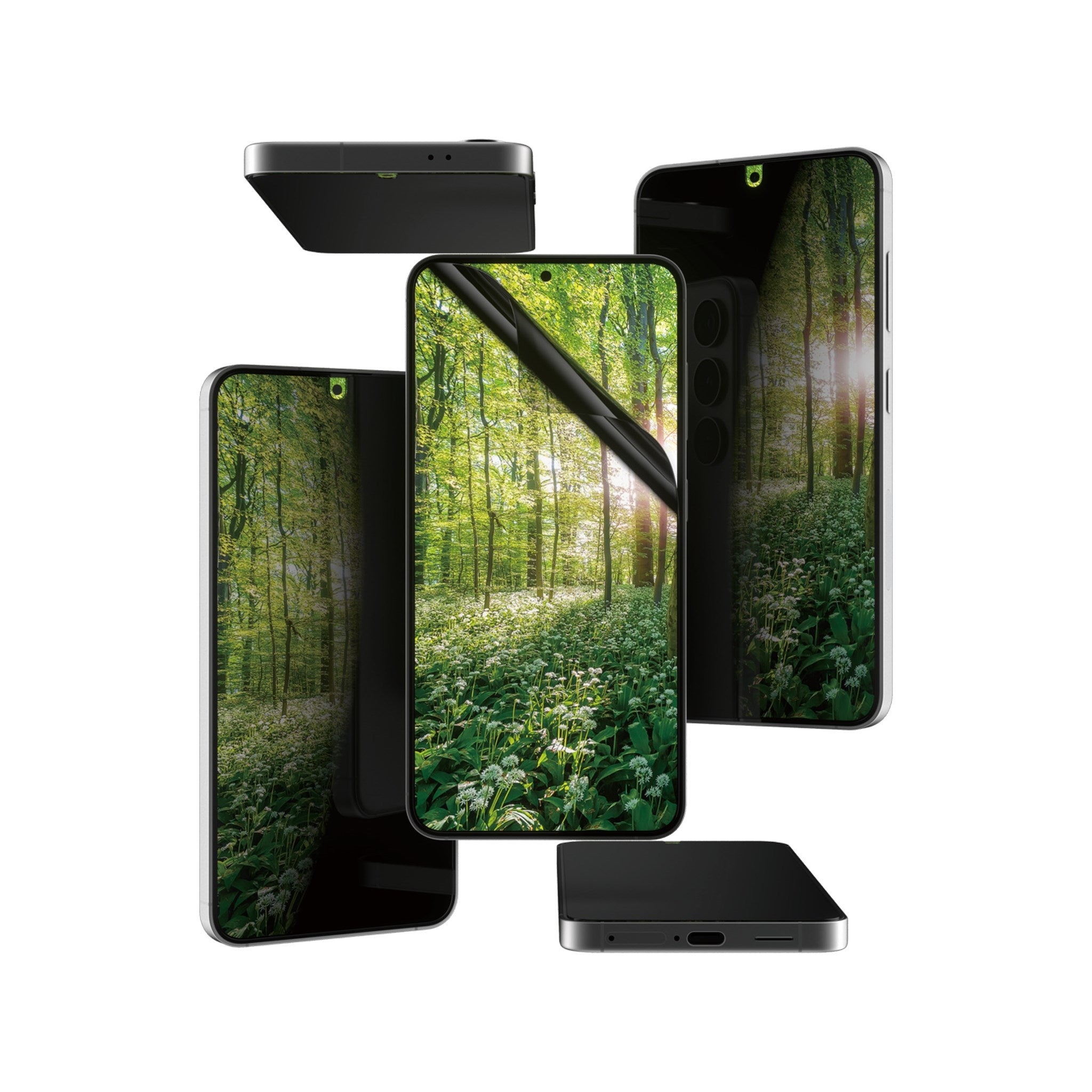 PanzerGlass® ECO MATRIX 4-way Privacy Displayschutz Samsung Galaxy  S25 | S24 | Ultra-Wide Fit