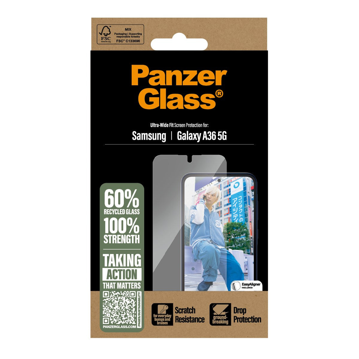 PanzerGlass® Displayschutz Samsung Galaxy A36 5G | Ultra-Wide Fit