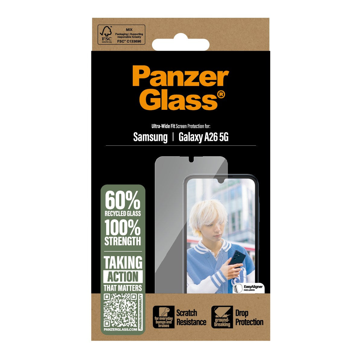 PanzerGlass® Displayschutz Samsung Galaxy A26 5G | Ultra-Wide Fit