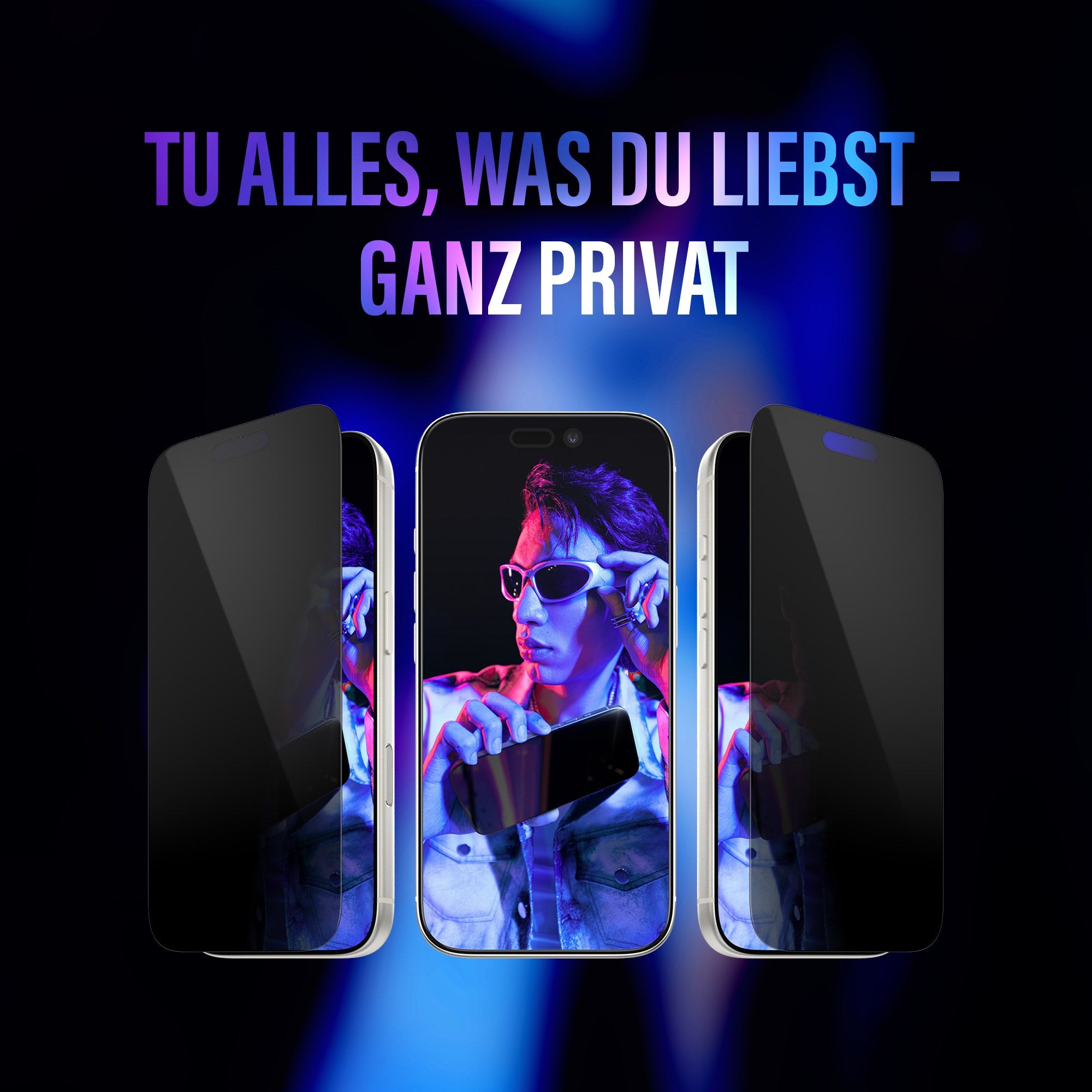 SAFE. by PanzerGlass® Privacy Displayschutz iPhone 17 | iPhone 16 Pro | Ultra-Wide Fit m. EasyAligner