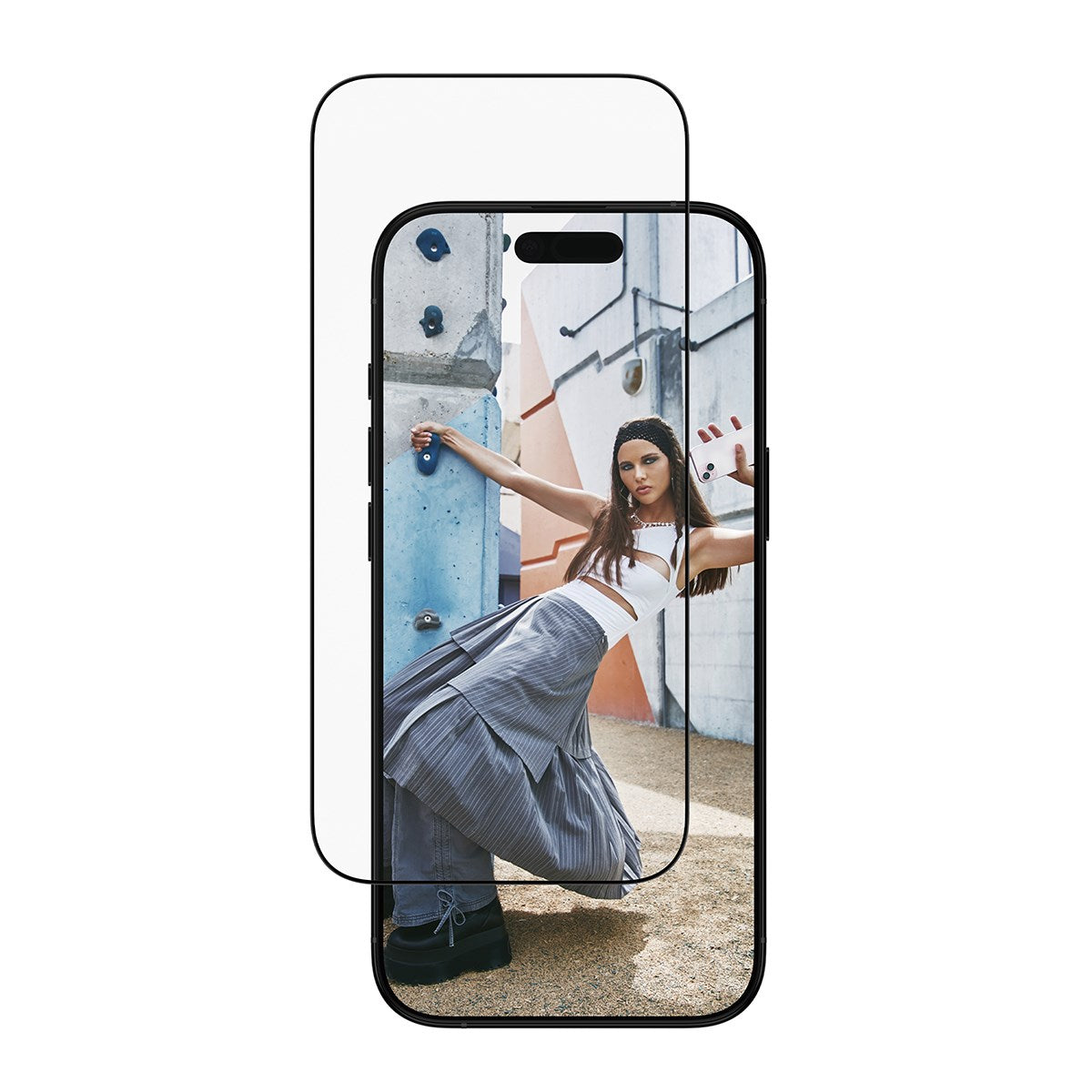 SAFE. by PanzerGlass® Displayschutz m. Schwarz Rahmen iPhone Air | Ultra-Wide Fit m. EasyAligner