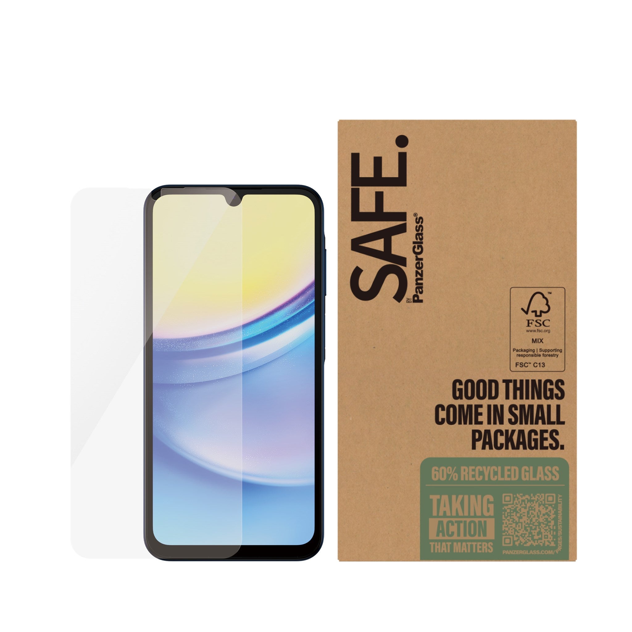 SAFE. by PanzerGlass® Displayschutz Samsung Galaxy A16 | A16 5G | Ultra-Wide Fit