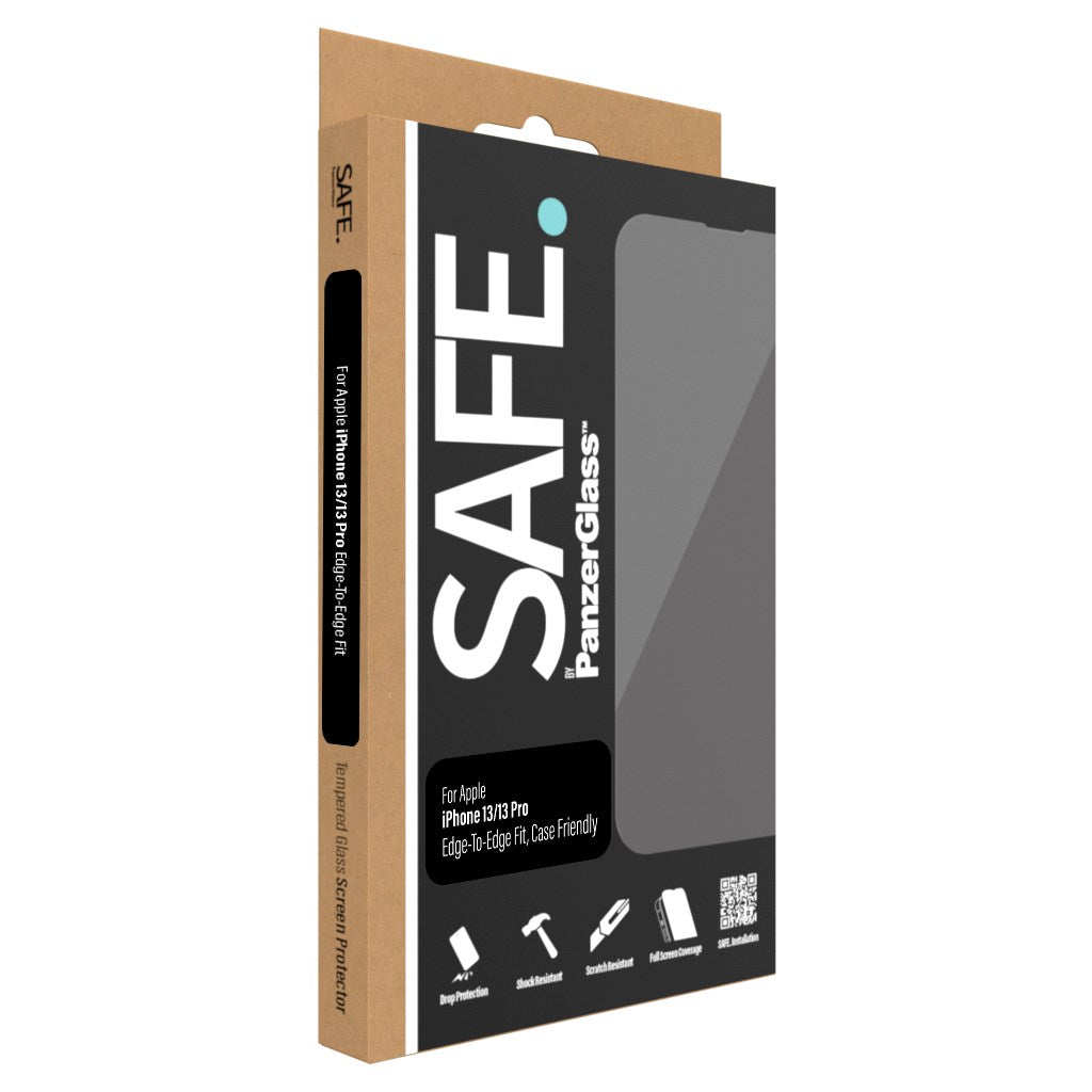 SAFE. by PanzerGlass® Displayschutzglas iPhone 13 | 13 Pro | Edge-to-Edge