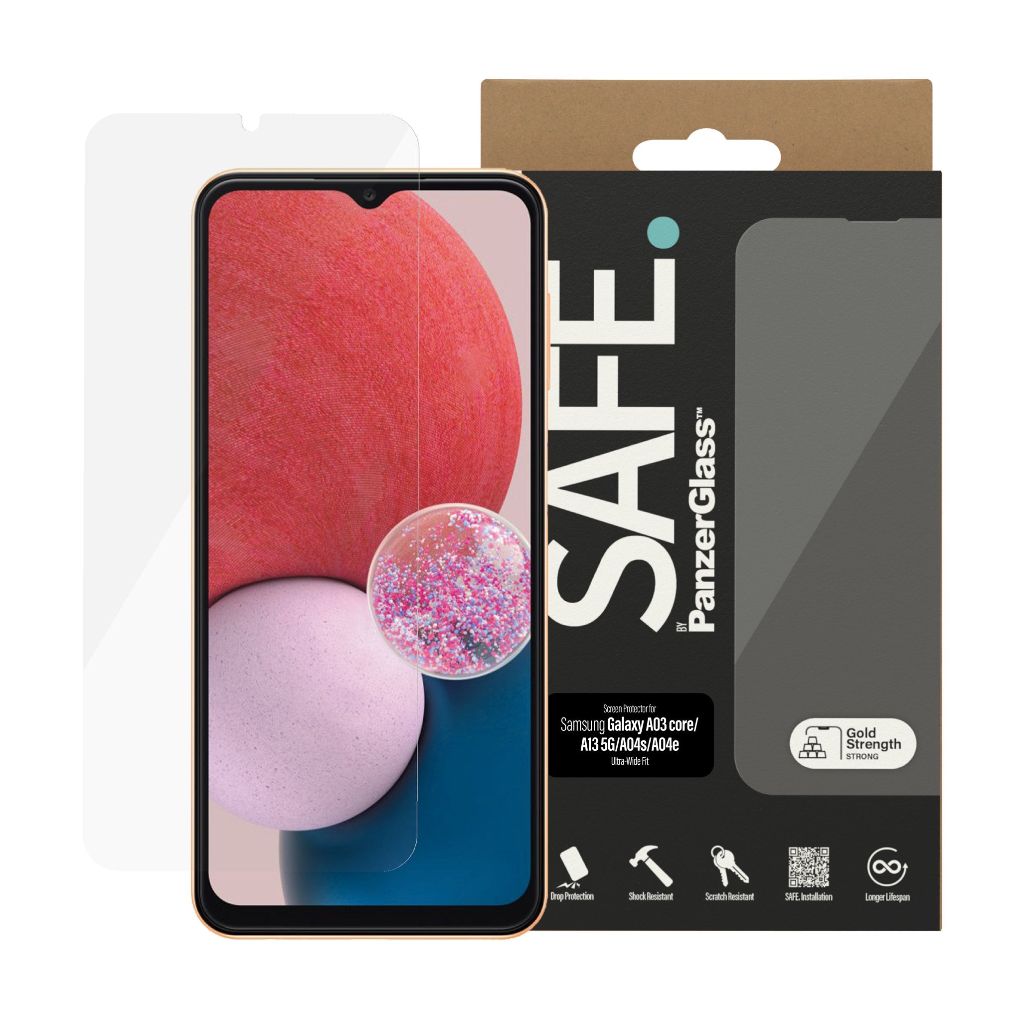 SAFE. by PanzerGlass® Dislayschutz Samsung Galaxy A03 core | A13 5G | A04s | A04e