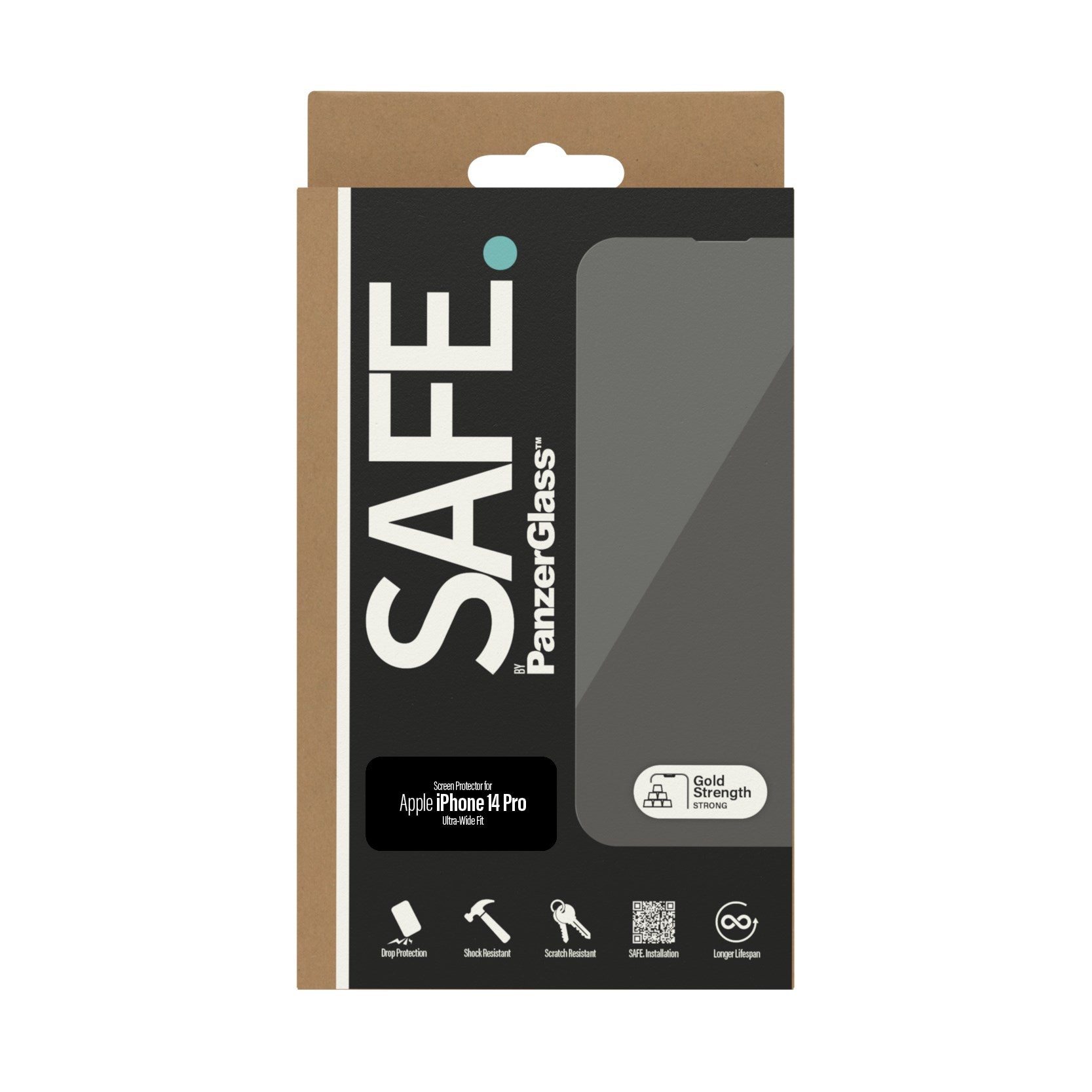 SAFE. by PanzerGlass® Displayschutz iPhone 14 Pro | Ultra-Wide Fit