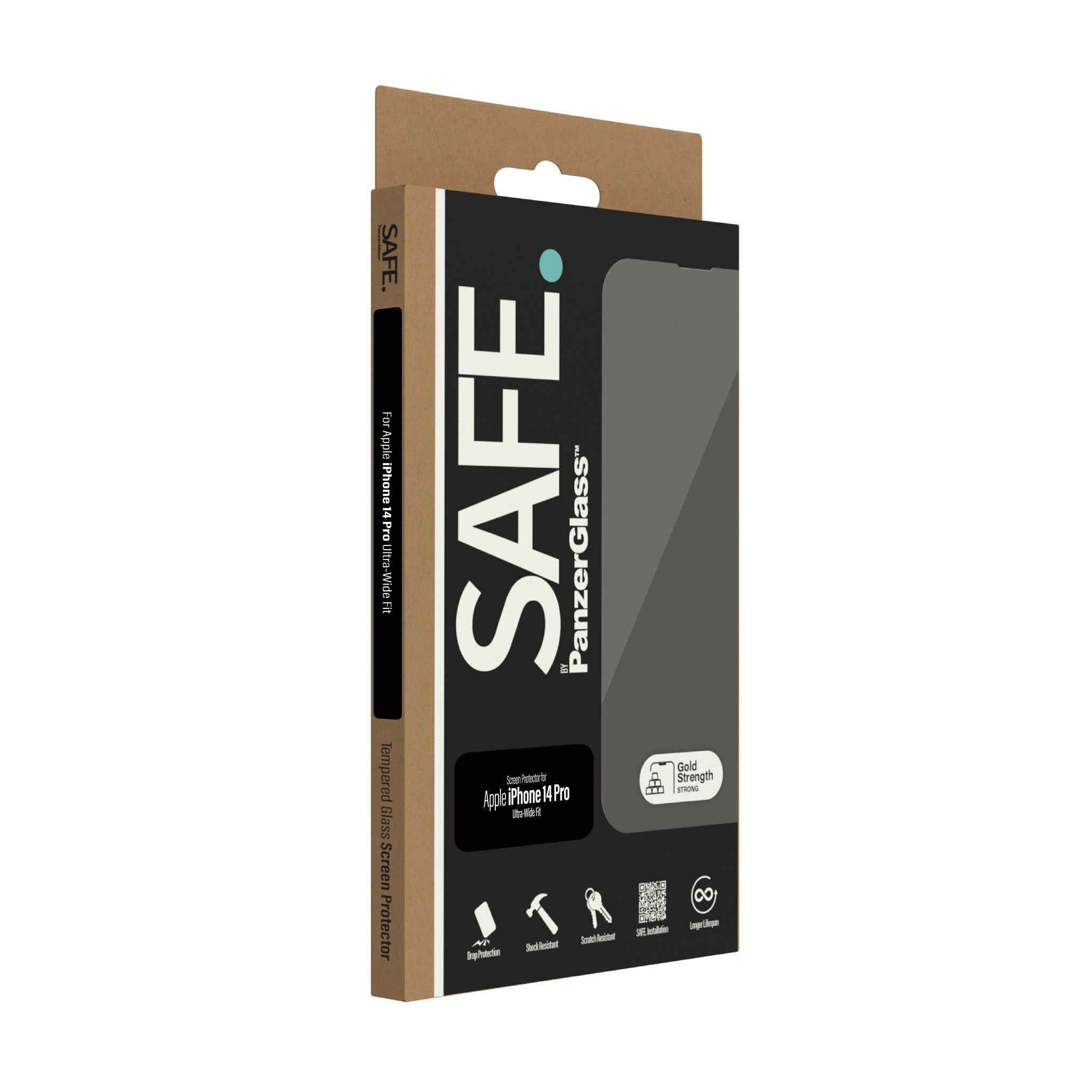 SAFE. by PanzerGlass® Displayschutz iPhone 14 Pro | Ultra-Wide Fit