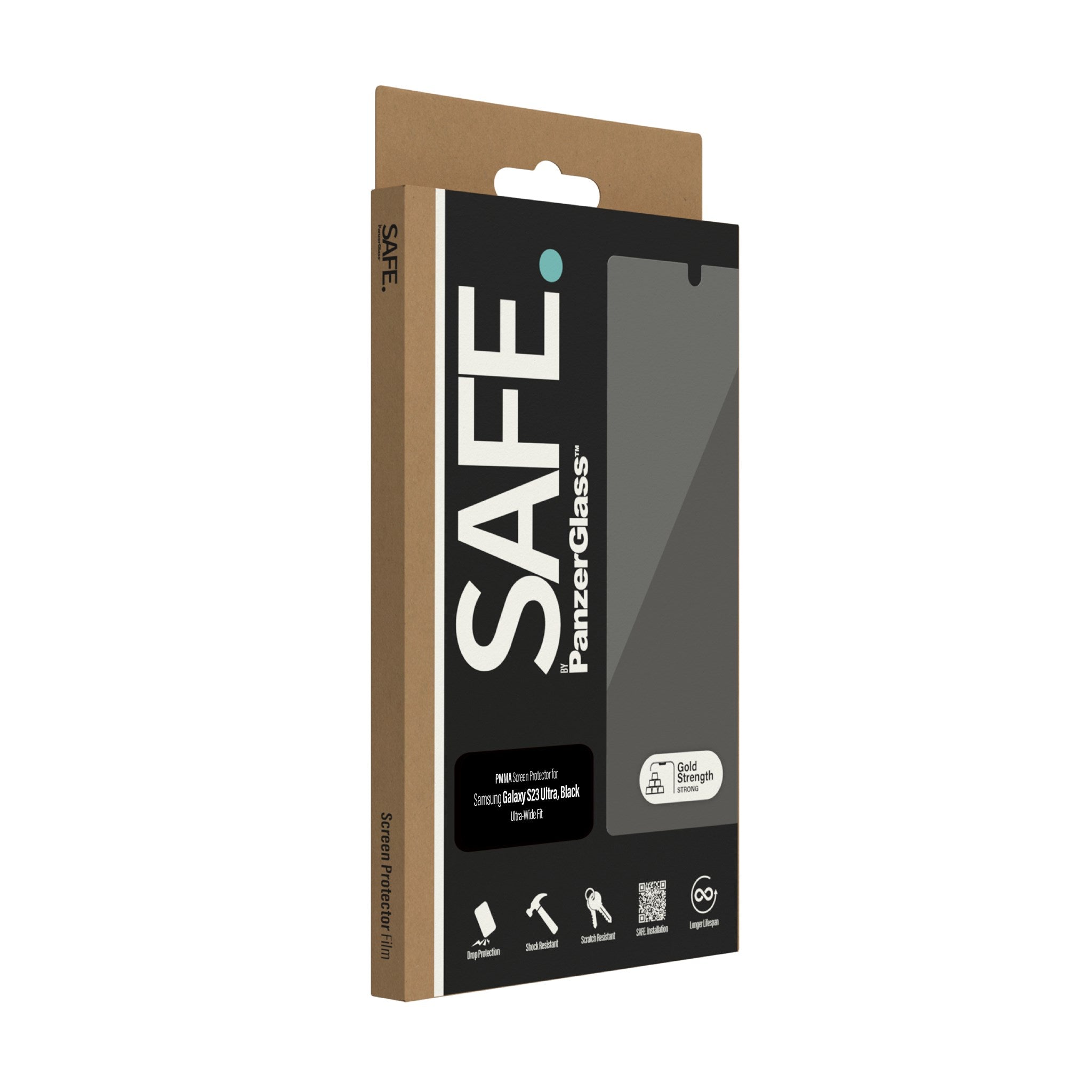 SAFE. by PanzerGlass® Displayschutz Samsung Galaxy S23 Ultra | Ultra-Wide Fit