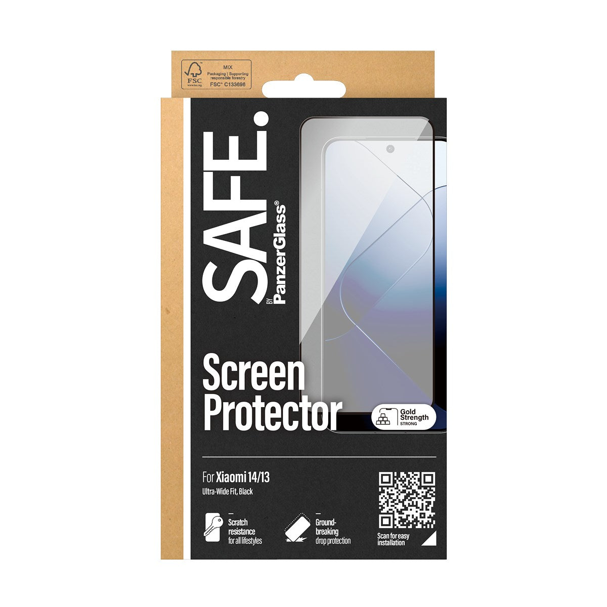SAFE. by PanzerGlass® Displayschutz Xiaomi 14 | 13 | Ultra-Wide Fit