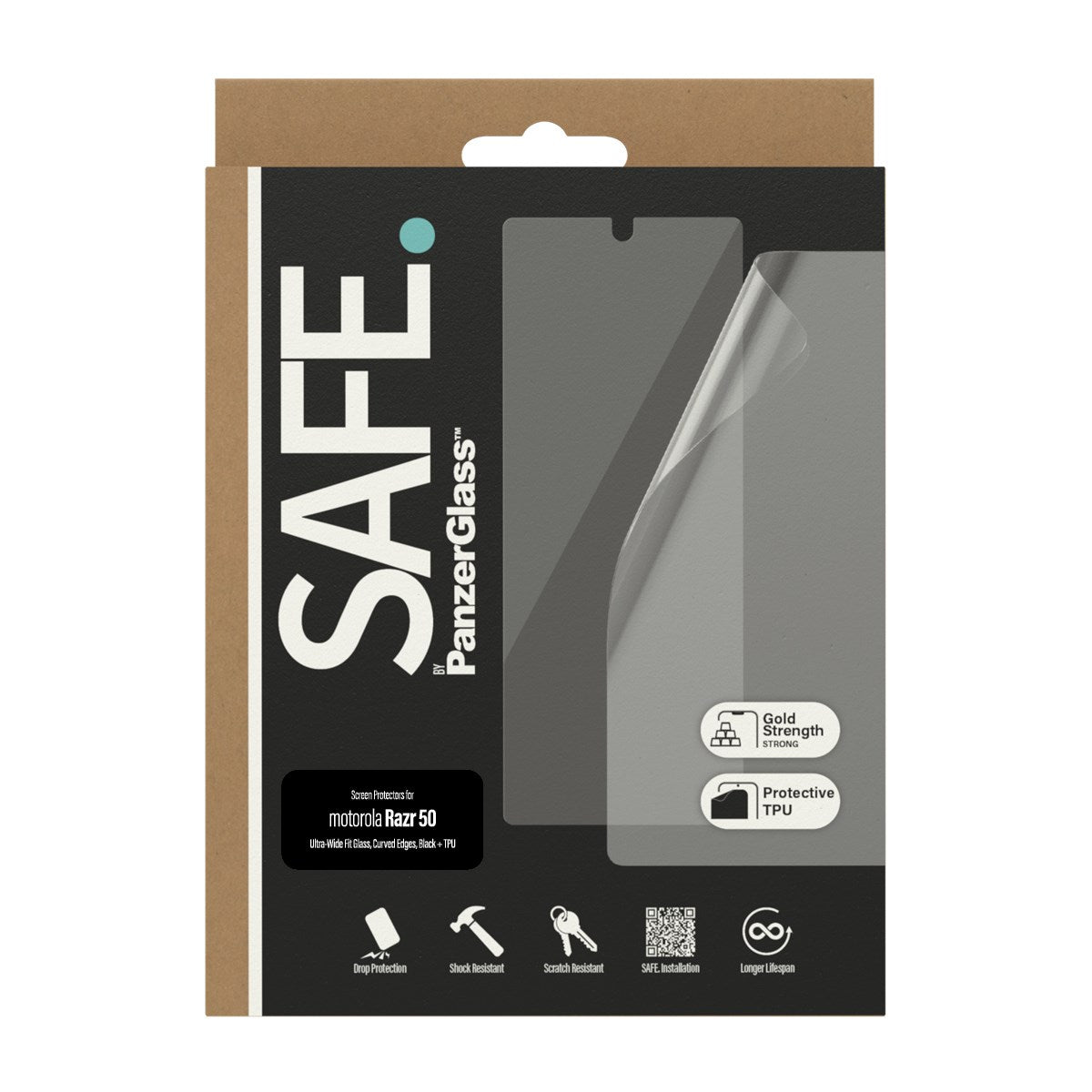 SAFE. by PanzerGlass® Displayschutz Motorola Razr 60 | Razr 50 | Glass & Folie