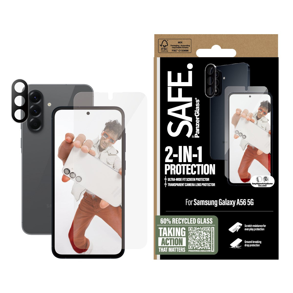 SAFE. by PanzerGlass® 2-in-1 Set Samsung Galaxy A56 5G