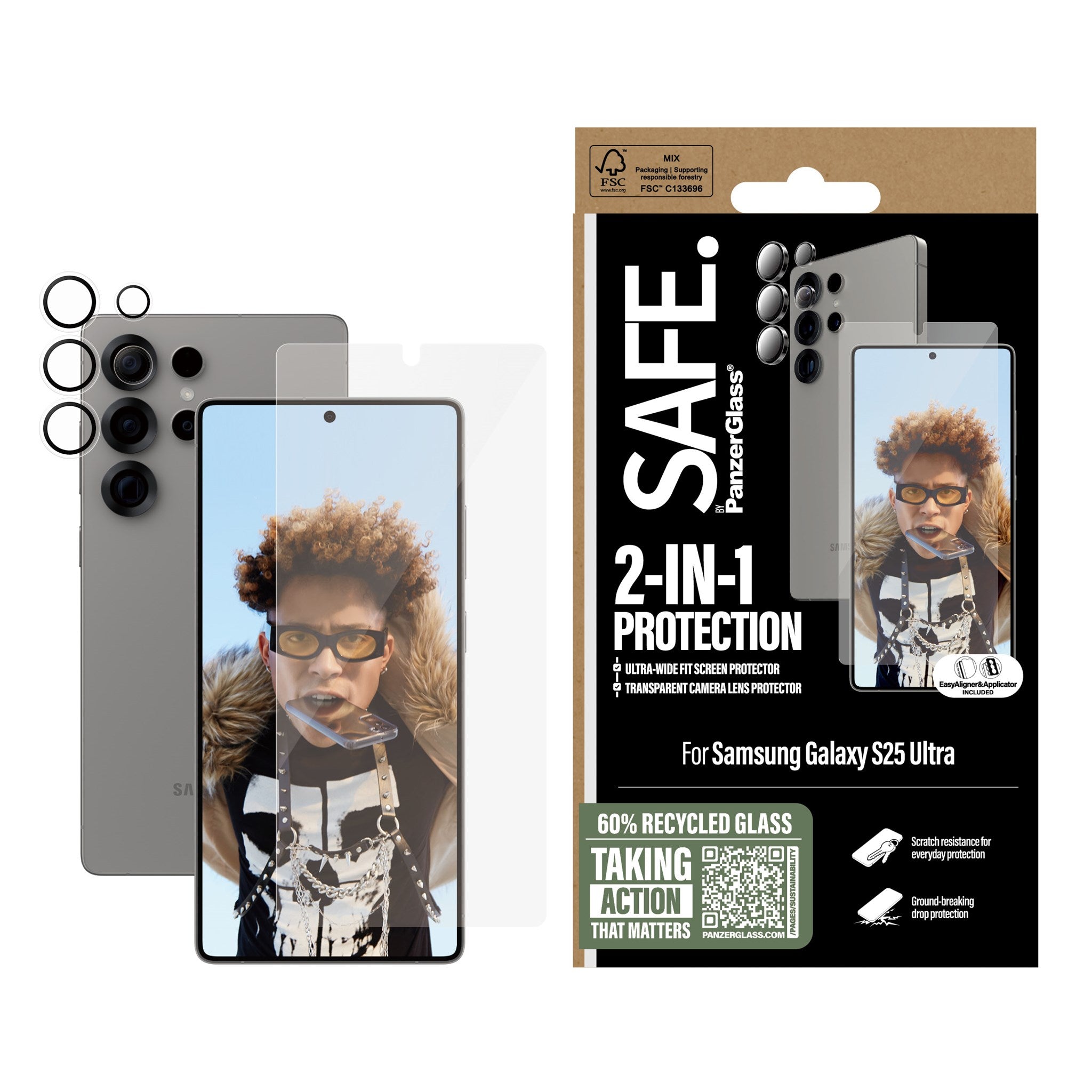 SAFE. by PanzerGlass® 2-in-1 Set Samsung Galaxy S25 Ultra