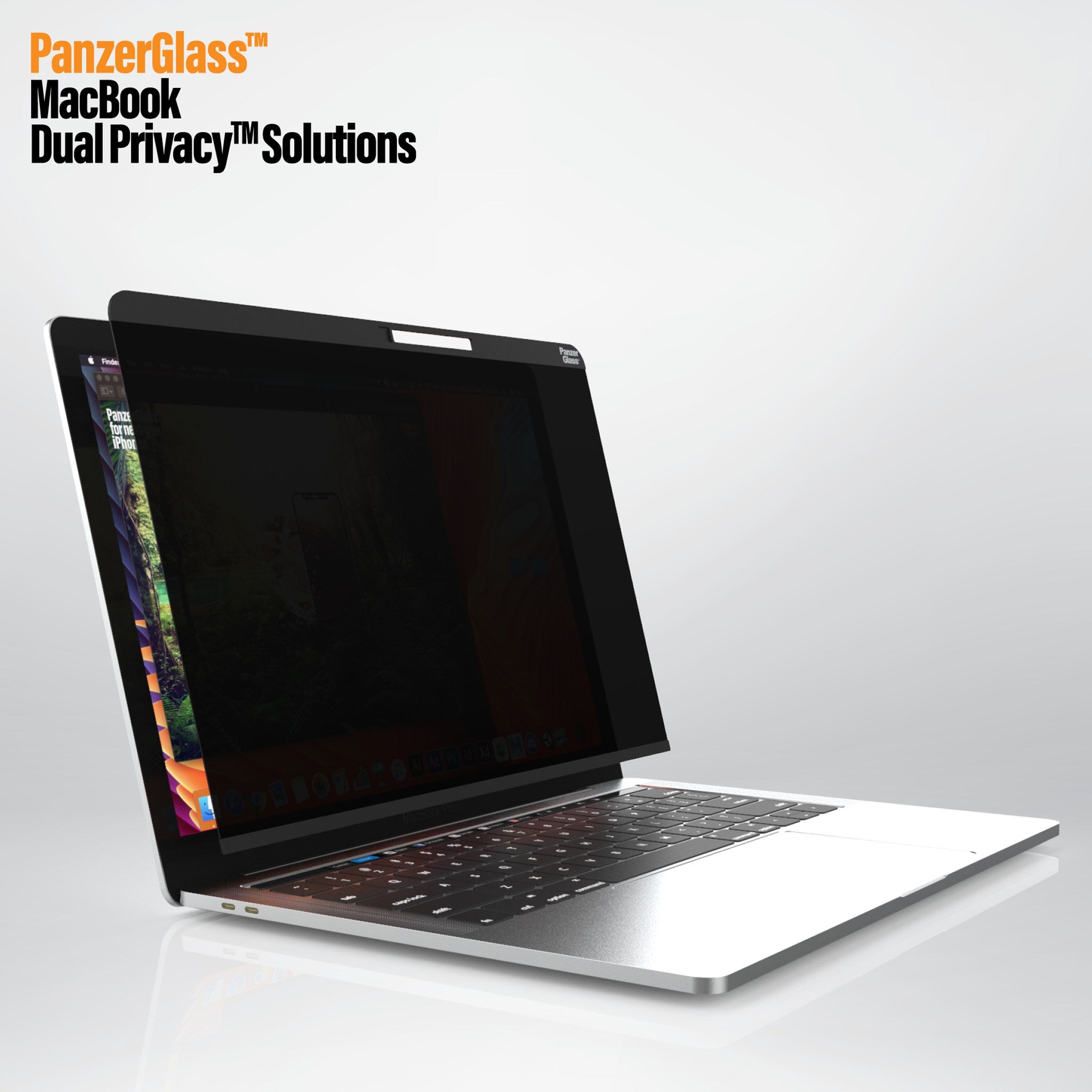 PanzerGlass™ MacBook  Pro | Air 13″ - Dual Privacy™| Displayschutzglas 3
