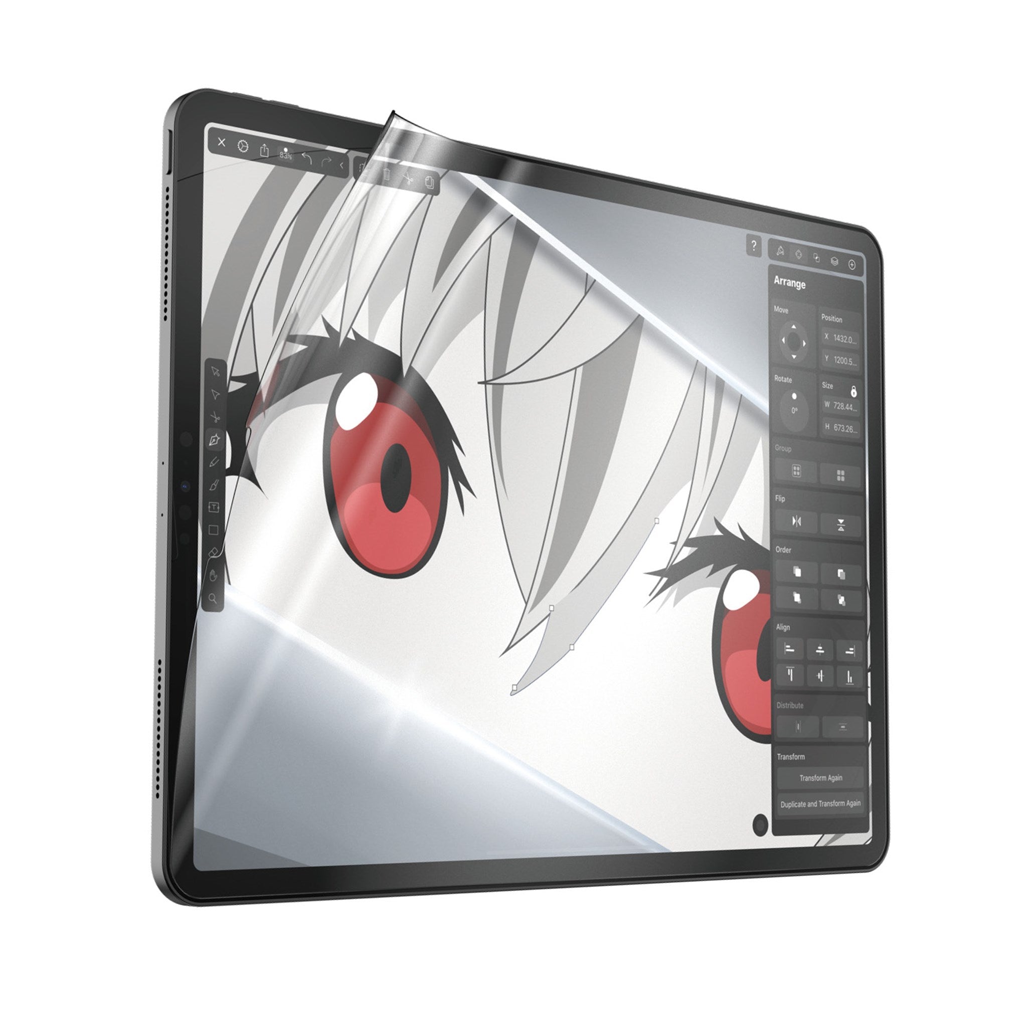 PanzerGlass® GraphicPaper® Displayschutz iPad Pro 12.9'' (2018-2022) | Ultra-Wide Fit
