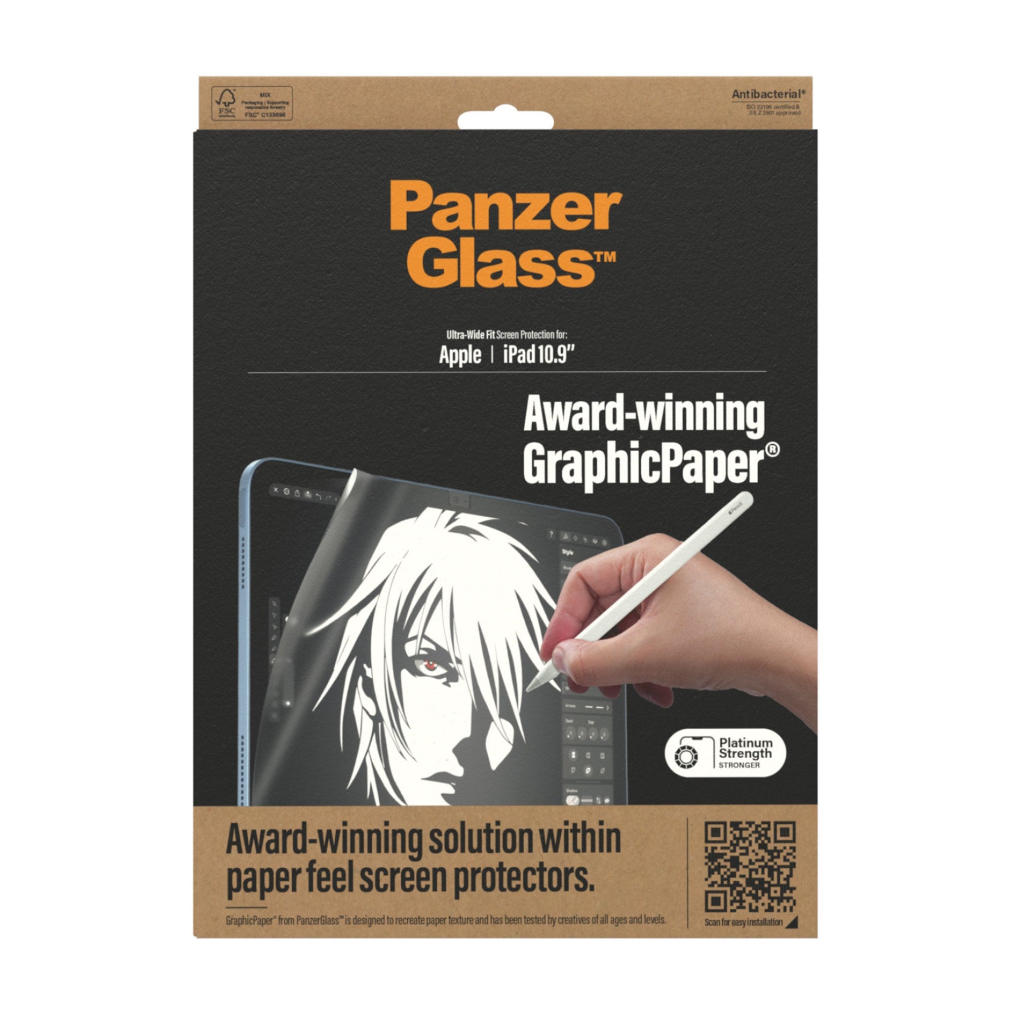 PanzerGlass® GraphicPaper® Dislayschutz iPad 10.9 (2022) - Paper Feel