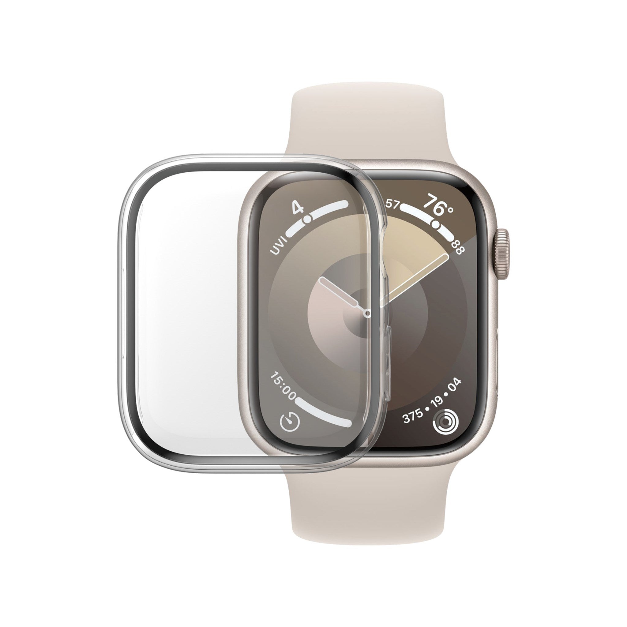 PanzerGlass® Full Body Transparent m. D3O® Apple Watch Series 9 | 45mm