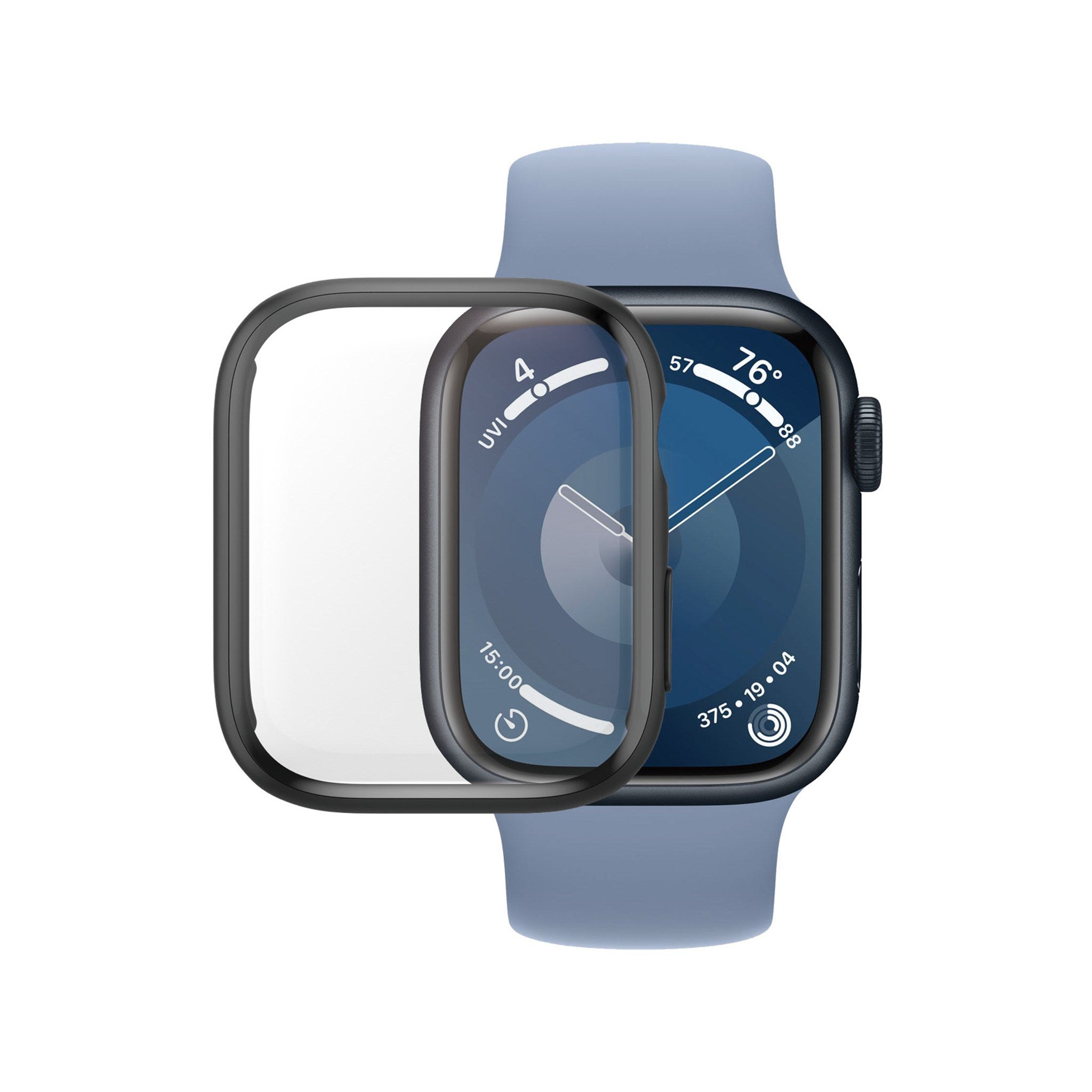 PanzerGlass® Full Body Schwartz m D3O® Apple Watch Series 9 | 41mm