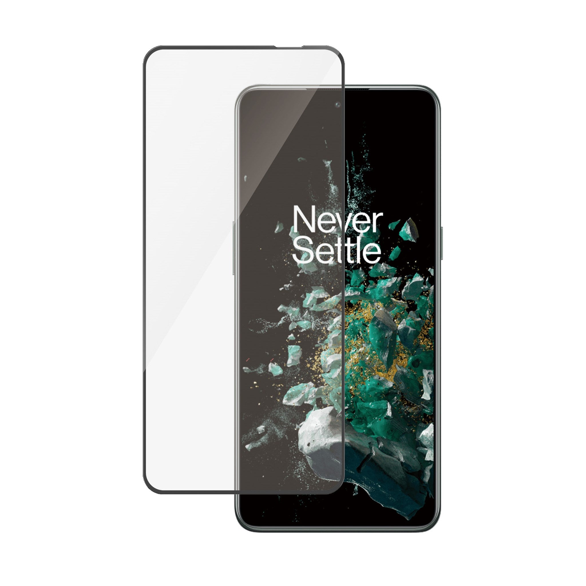 PanzerGlass® Dislayschutz OnePlus 10T | 10R | 10R | 150W | Ultra-Wide Fit | Schwartz