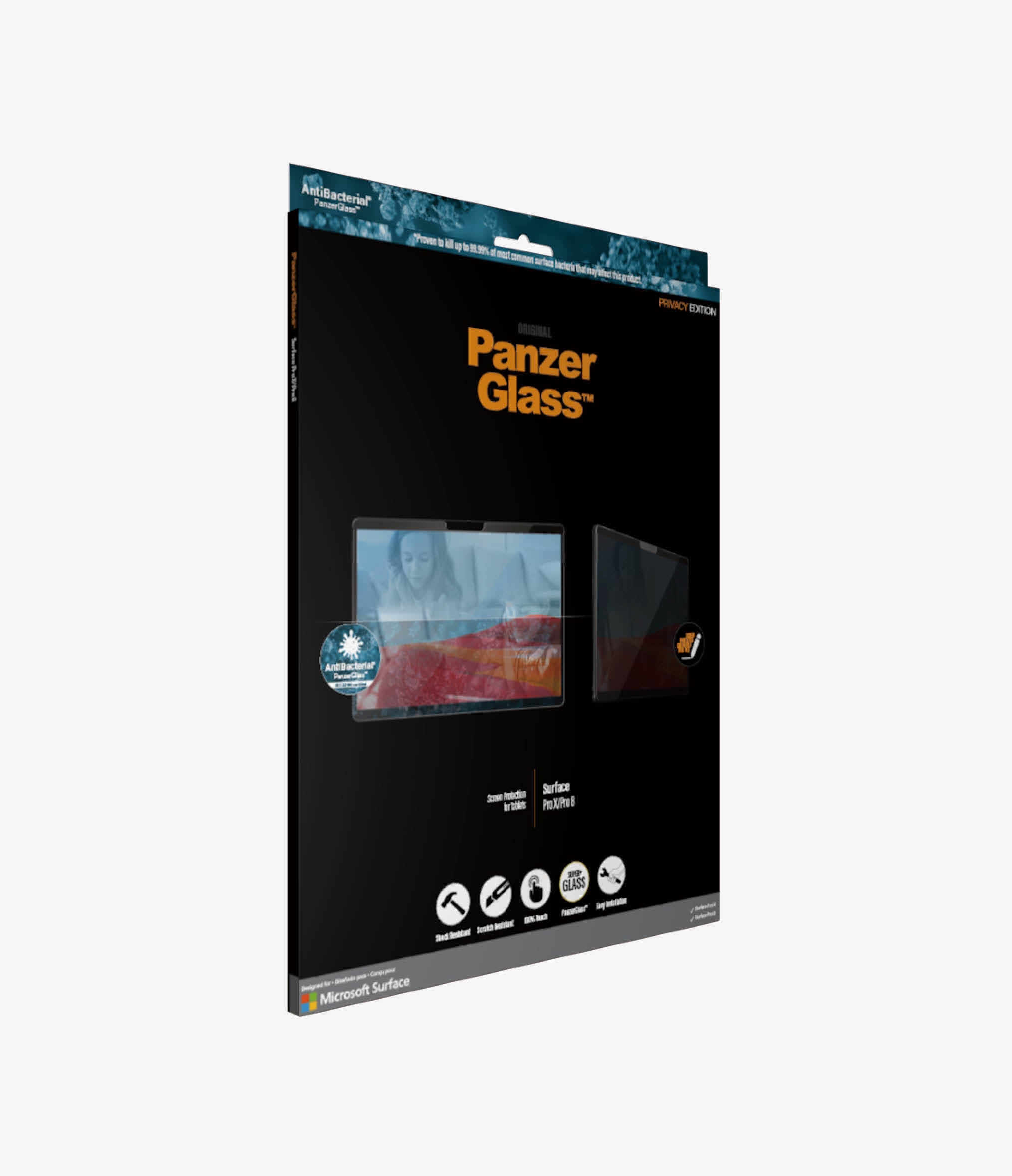 PanzerGlass™ Microsoft Surface Pro X / Pro 8 - Privacy