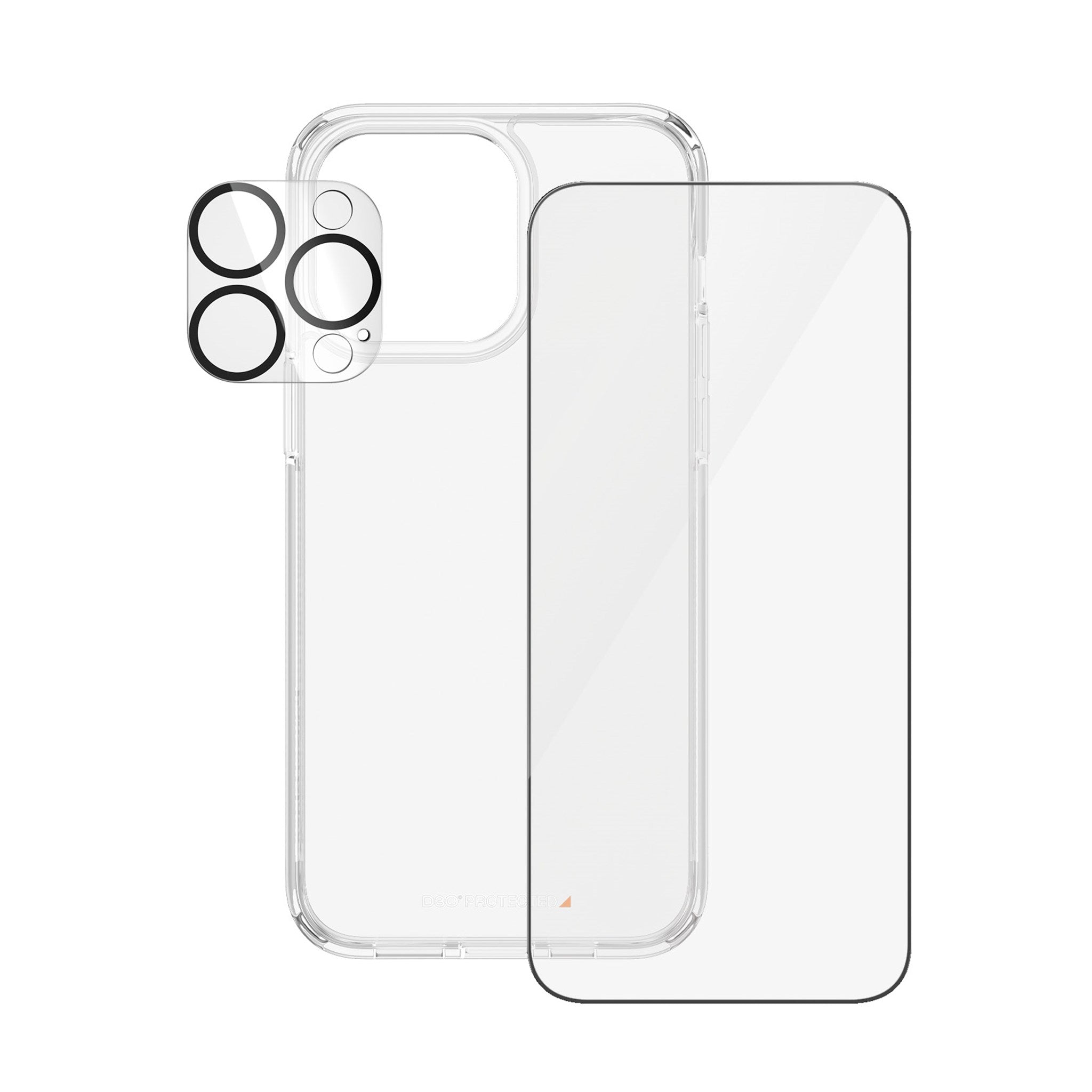 3-in-1 Set für Apple iPhone 15 Pro Handyhülle & Schutzgläser